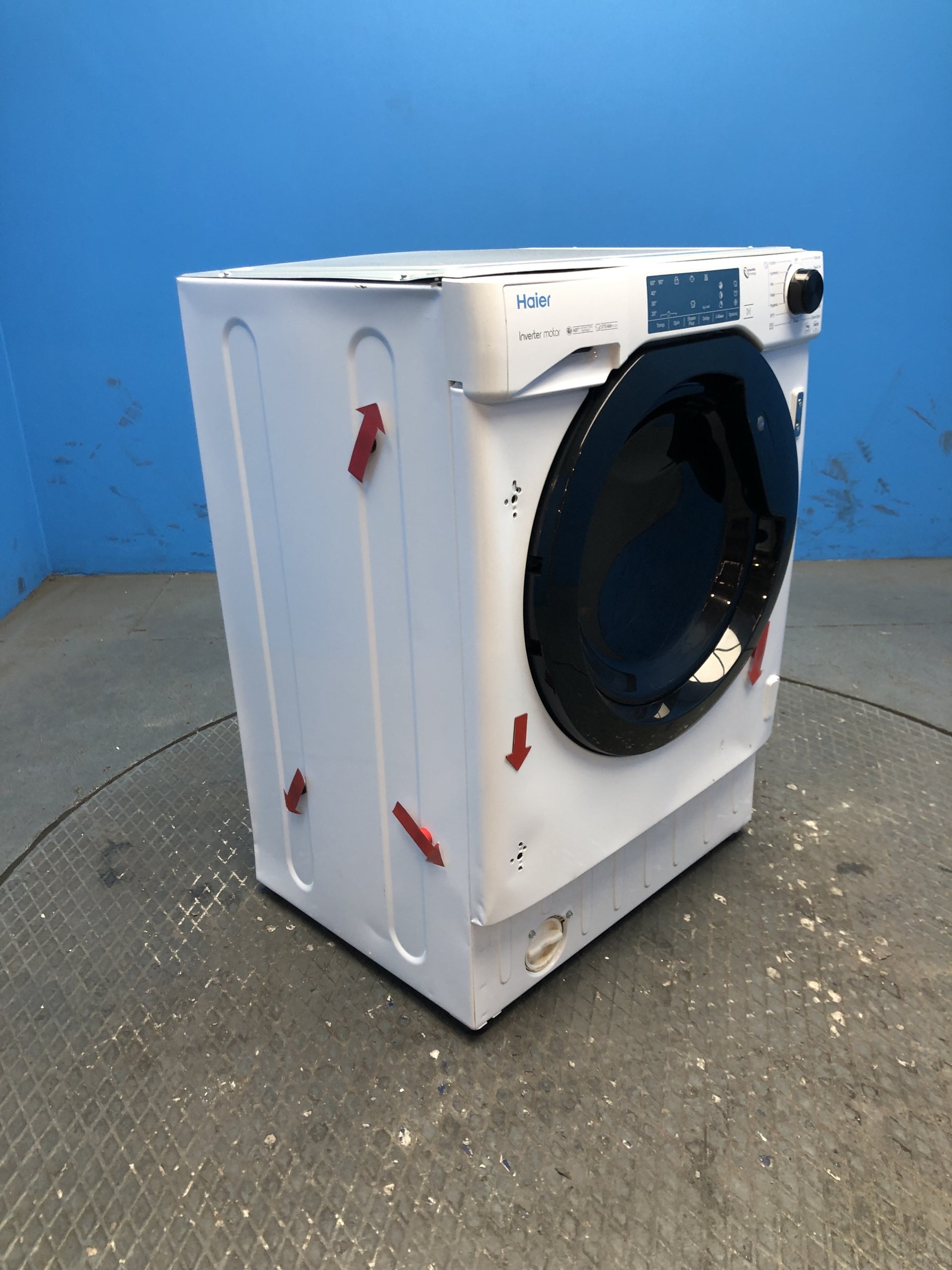 Haier HWQ90B416FWB Series 4 Integrated 9kg 1600 Spin Washing Machine