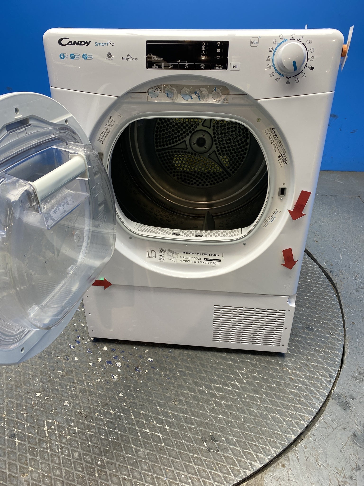 Candy CSOEH9A2TE 9kg Heat Pump Tumble Dryer