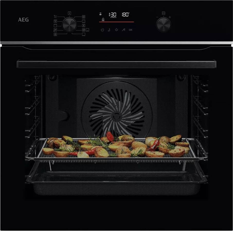 AEG TS6PB521AB 6000 SenseCook AirFry Pyrolytic Single Oven – Renew 2 U