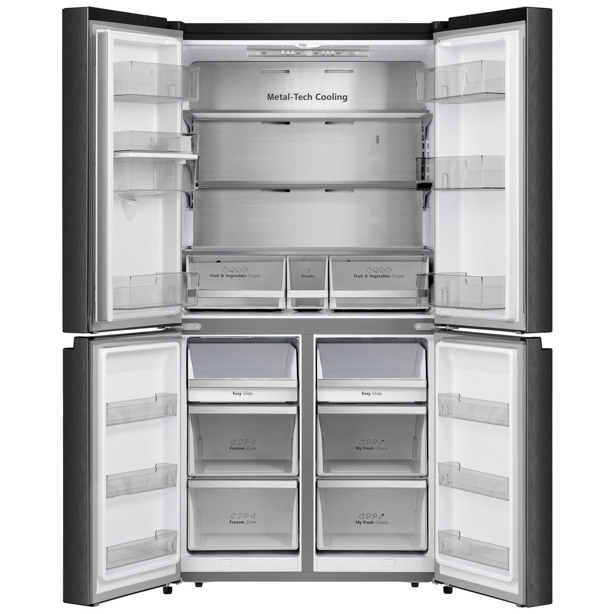 Hisense RQ758N4SWFE 606 Litre American Fridge Fridge Freezer – Renew 2 U