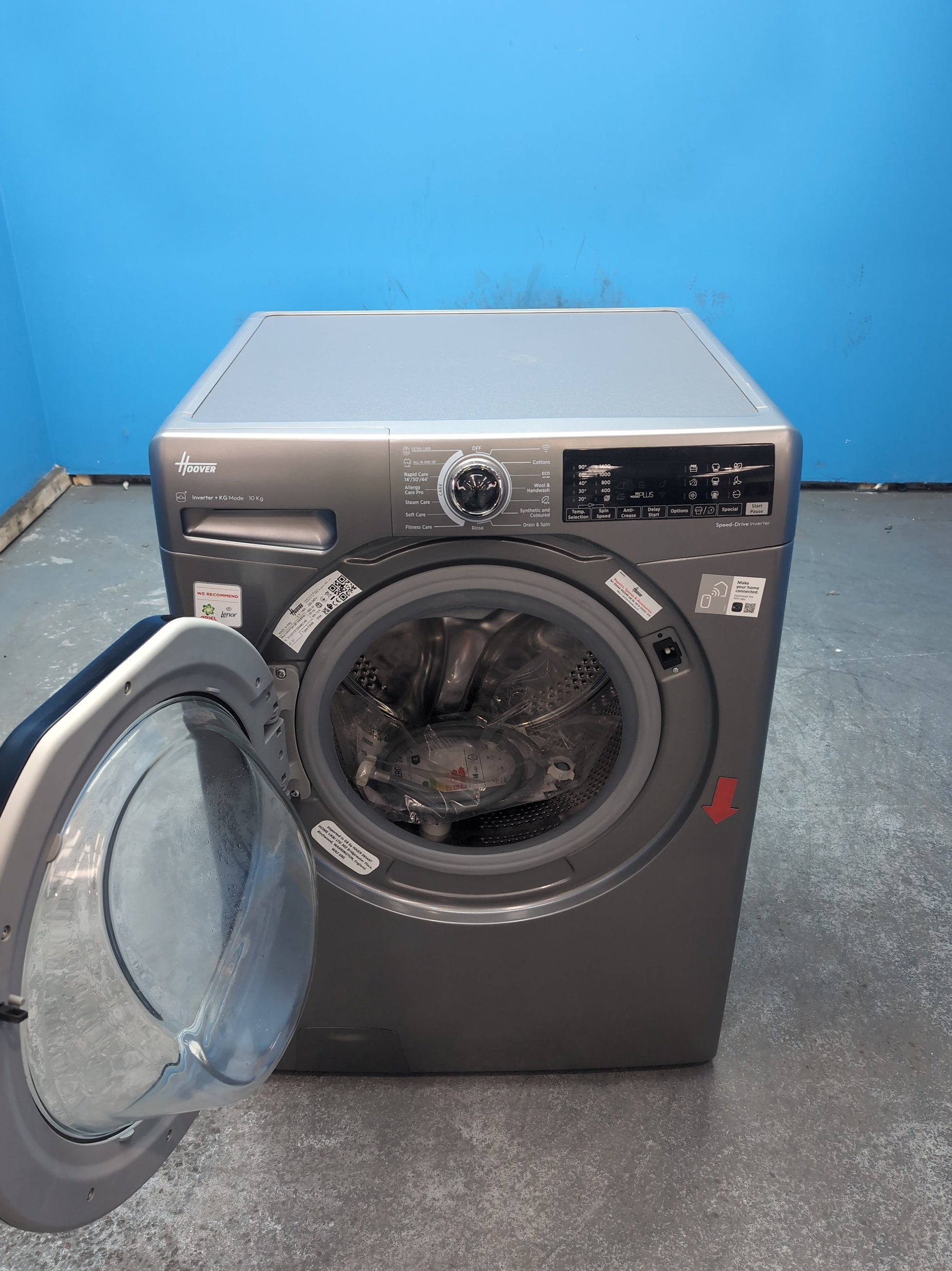 #GRC-164-394 - Hoover H-WASH 350 10kg 1400rpm Washing Machine – Eco-Power Inverter Motor