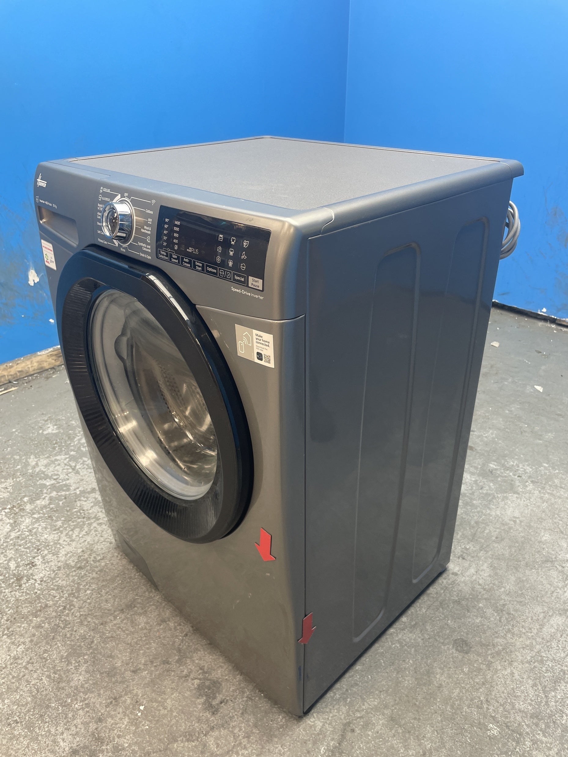 #GRC-158-512 - Hoover H3B13WPS4106TAMBR 10kg 1400 Spin Washing Machine