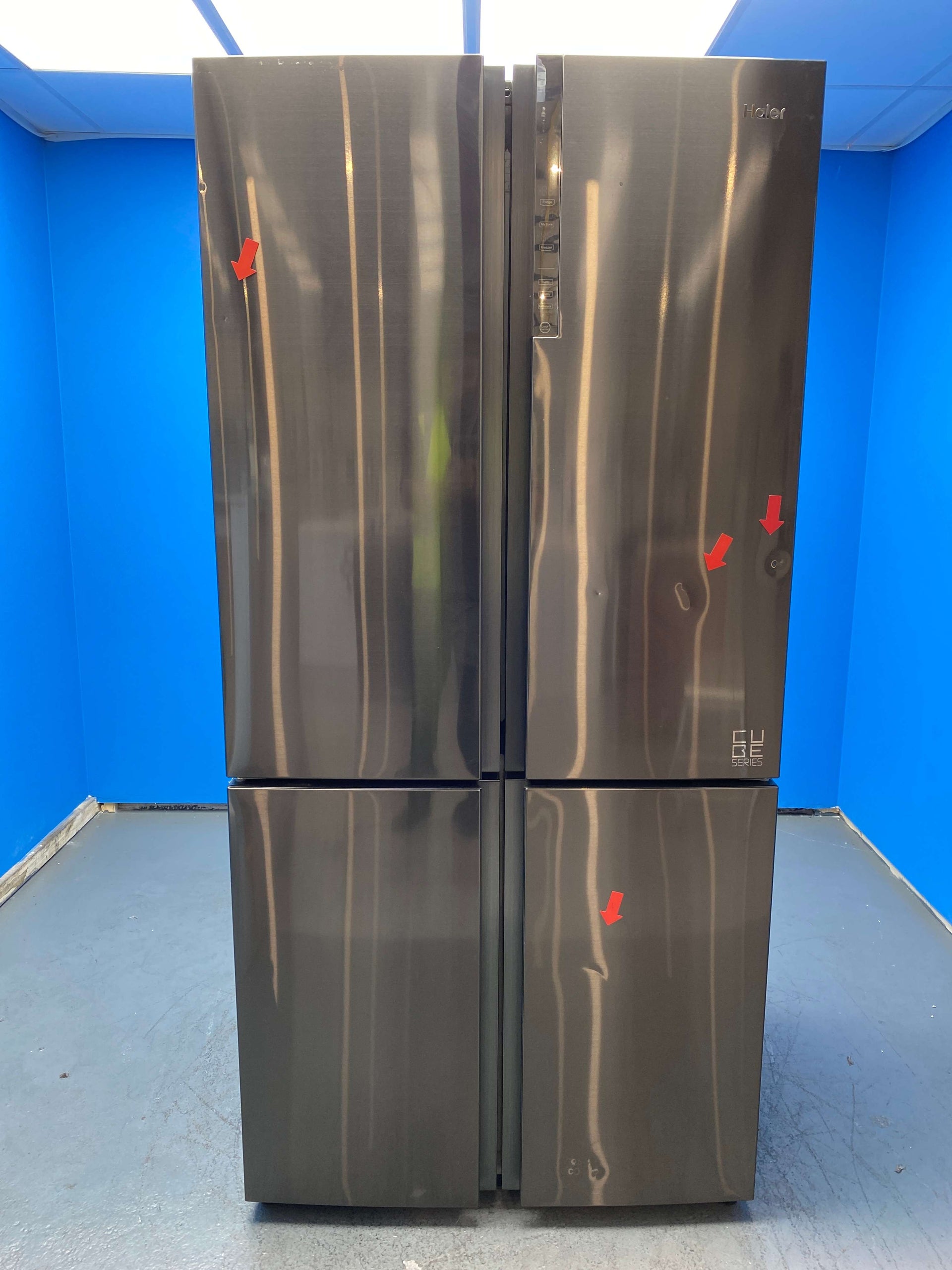 Haier HTF-610DSN7 4 Door 628 Litre Combi Fridge Freezer