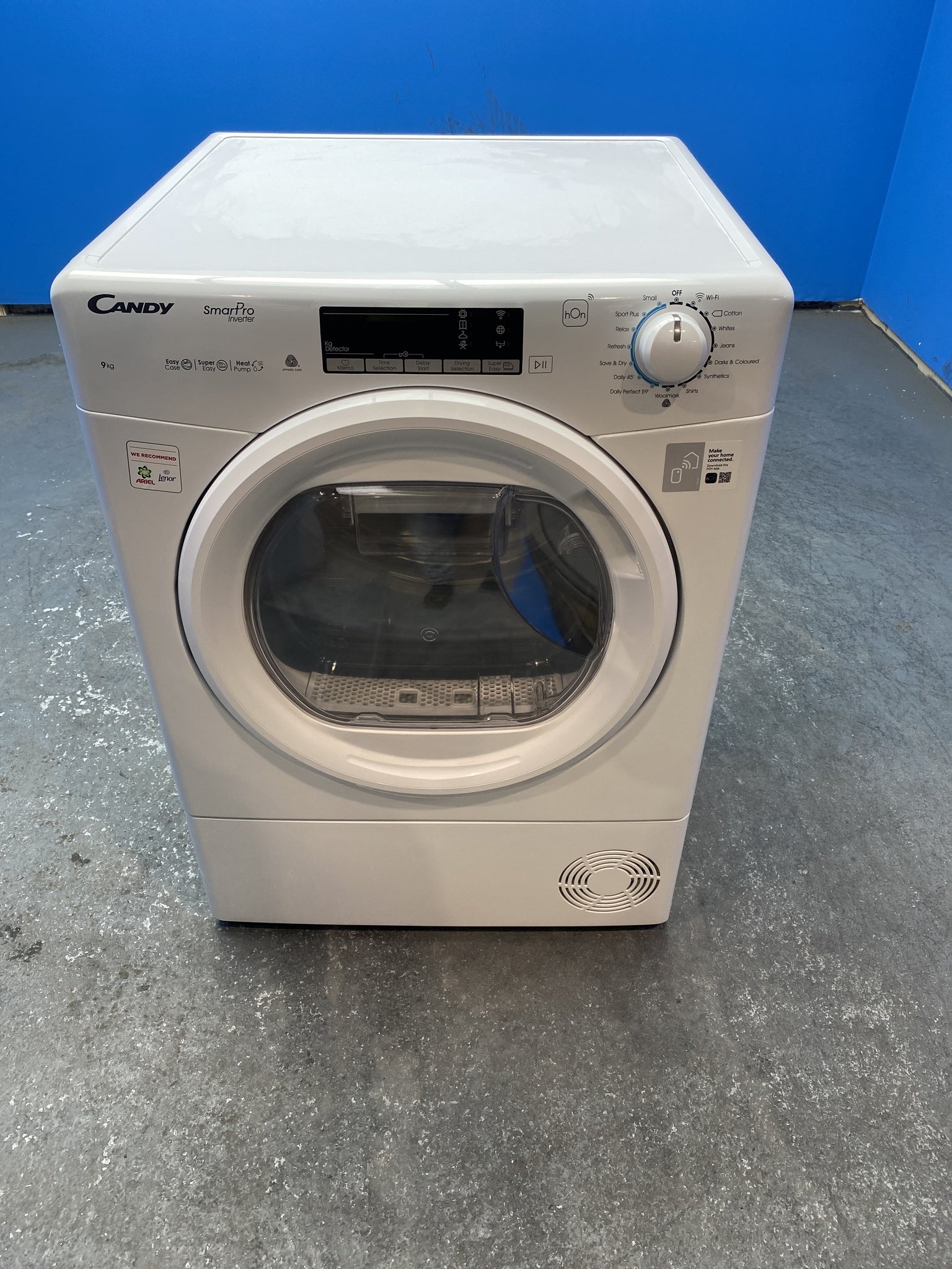 Candy CROEH9A3TE 9kg Heat Pump Tumble Dryer with Wi-Fi