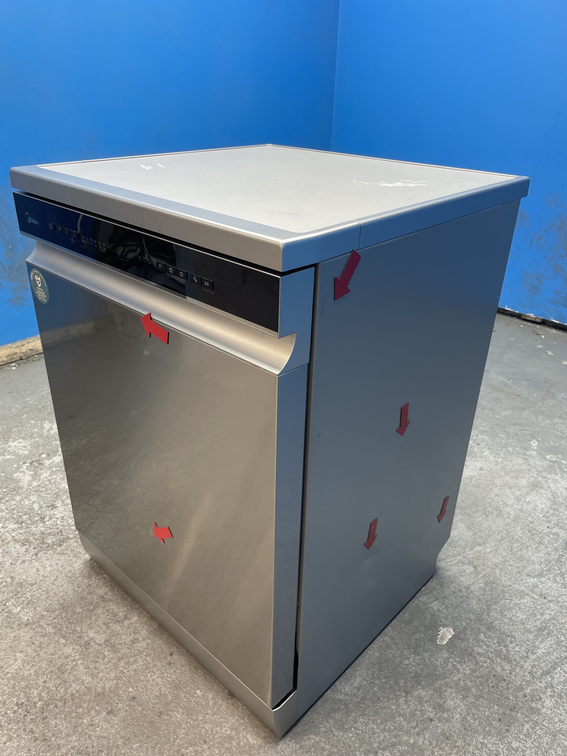 #GRC-158-786 - Midea MDWEF1433D 14 Place Full Size Dishwasher in Silver