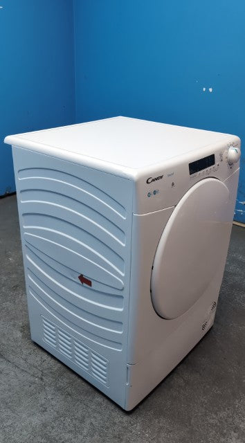 #GRC-163-002 - Candy Smart 10kg Condenser Tumble Dryer – Sensor Drying, White, G Energy Rating