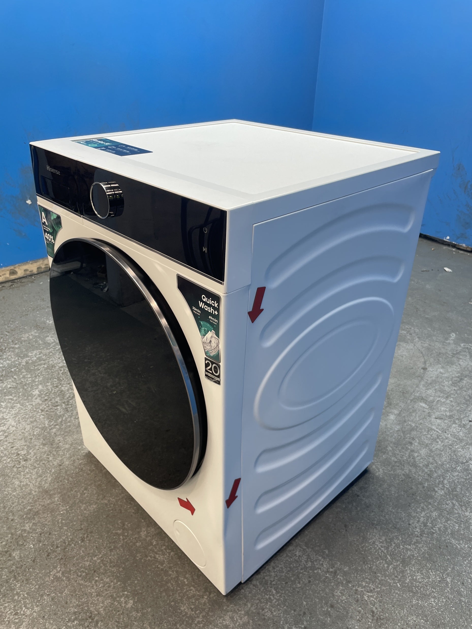 #GRC-145-193 - Hisense 5i Series WF5I1245BWR 12kg 1400rpm Washing Machine