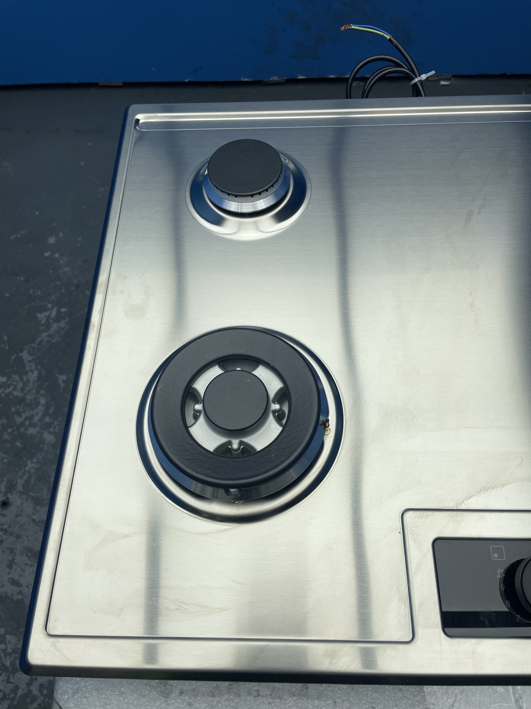 #GRC-155-958 - AEG HGB64200SM Built-in 60cm Slim Line Gas Hob with Speed Burners