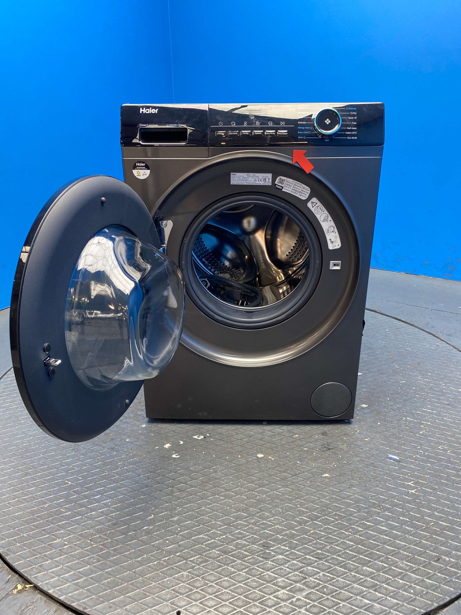 Haier HWD100-B14939S8 Series 3 10kg / 6kg 1400 Spin Washer Dryer