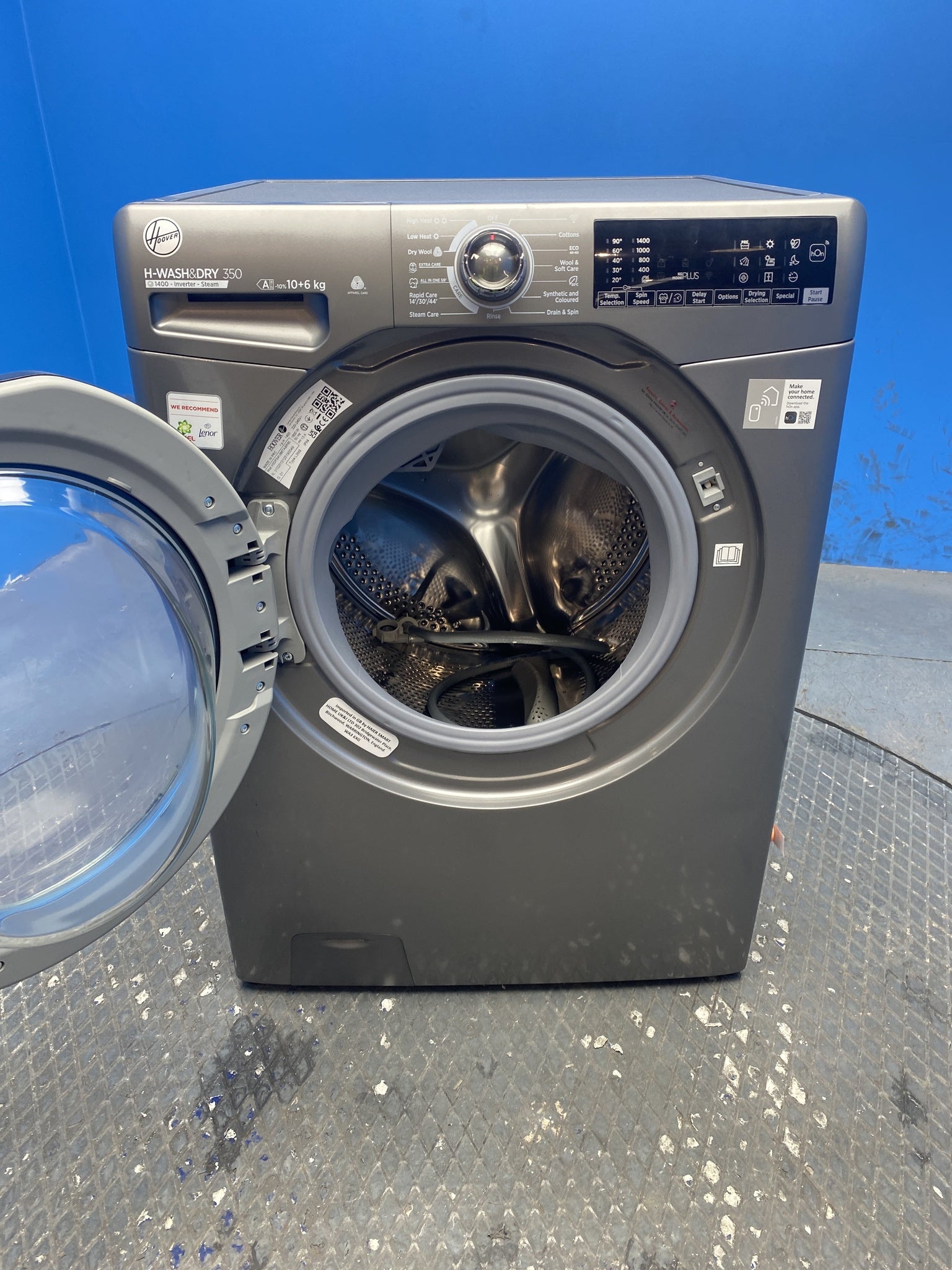 Hoover H3DPS41066TABR80 10kg / 6kg 1400 Spin Washer Dryer