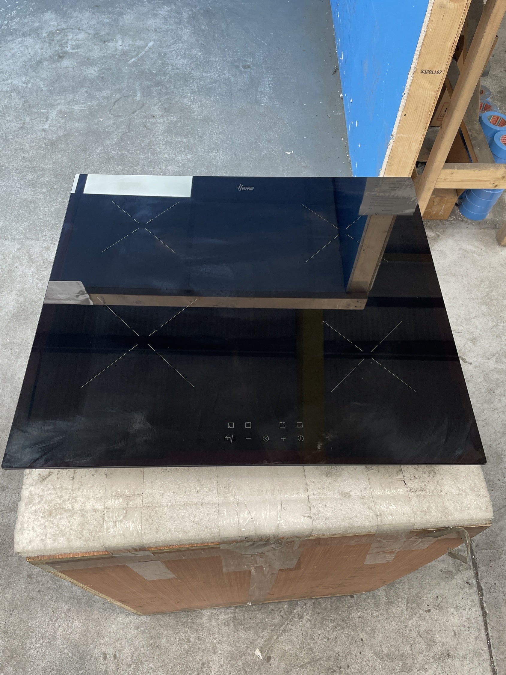 #GRC-158-438 - Hoover HI642BCB 60cm 4-Zone Induction Hob with Touch Controls