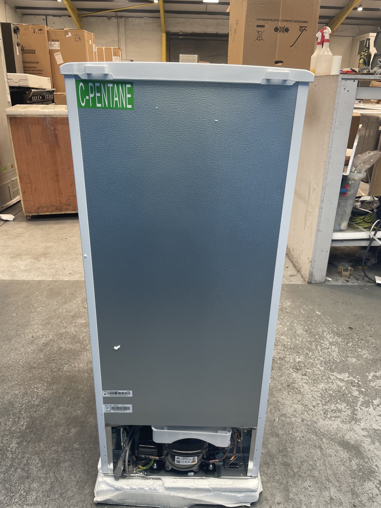 #GRC-158-568 - Candy CDH1S313EWK Slimline 117 Litre Top Mount Fridge Freezer