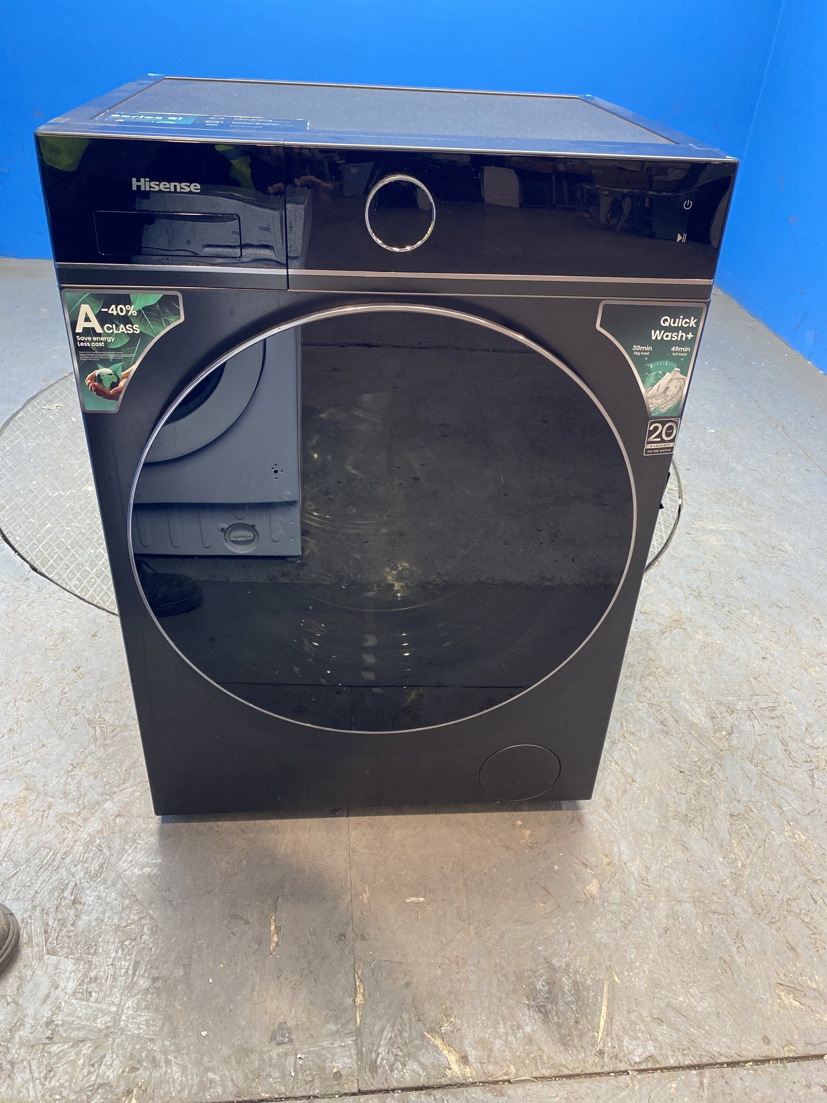#GRC-157-220 - Hisense WF5I1045BBQ KitchenFit 5i 10.5 kg WiFi Washing Machine