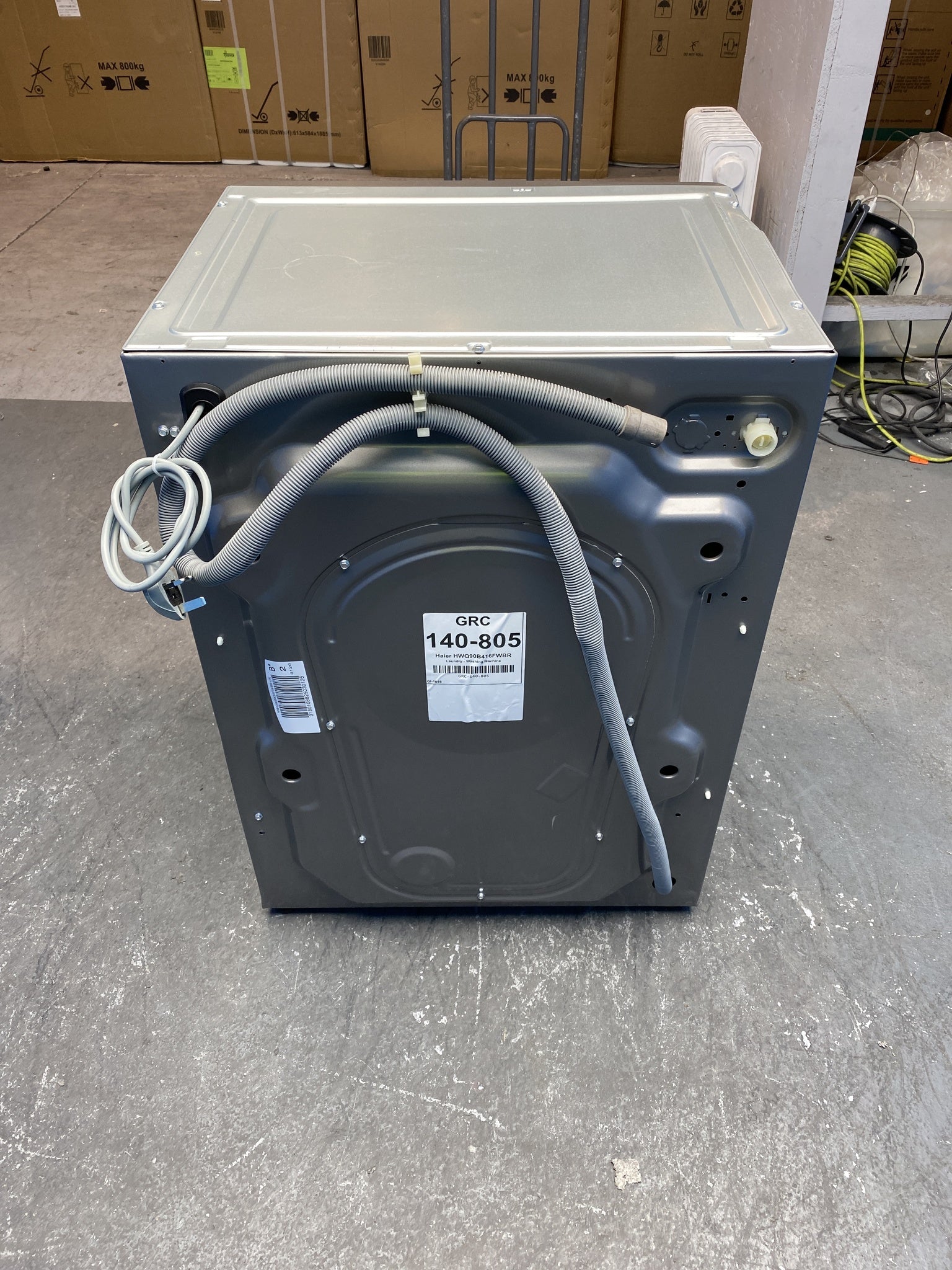 Haier HWQ90B416FWBR Series 4 Integrated 9kg 1600 Spin Washing Machine