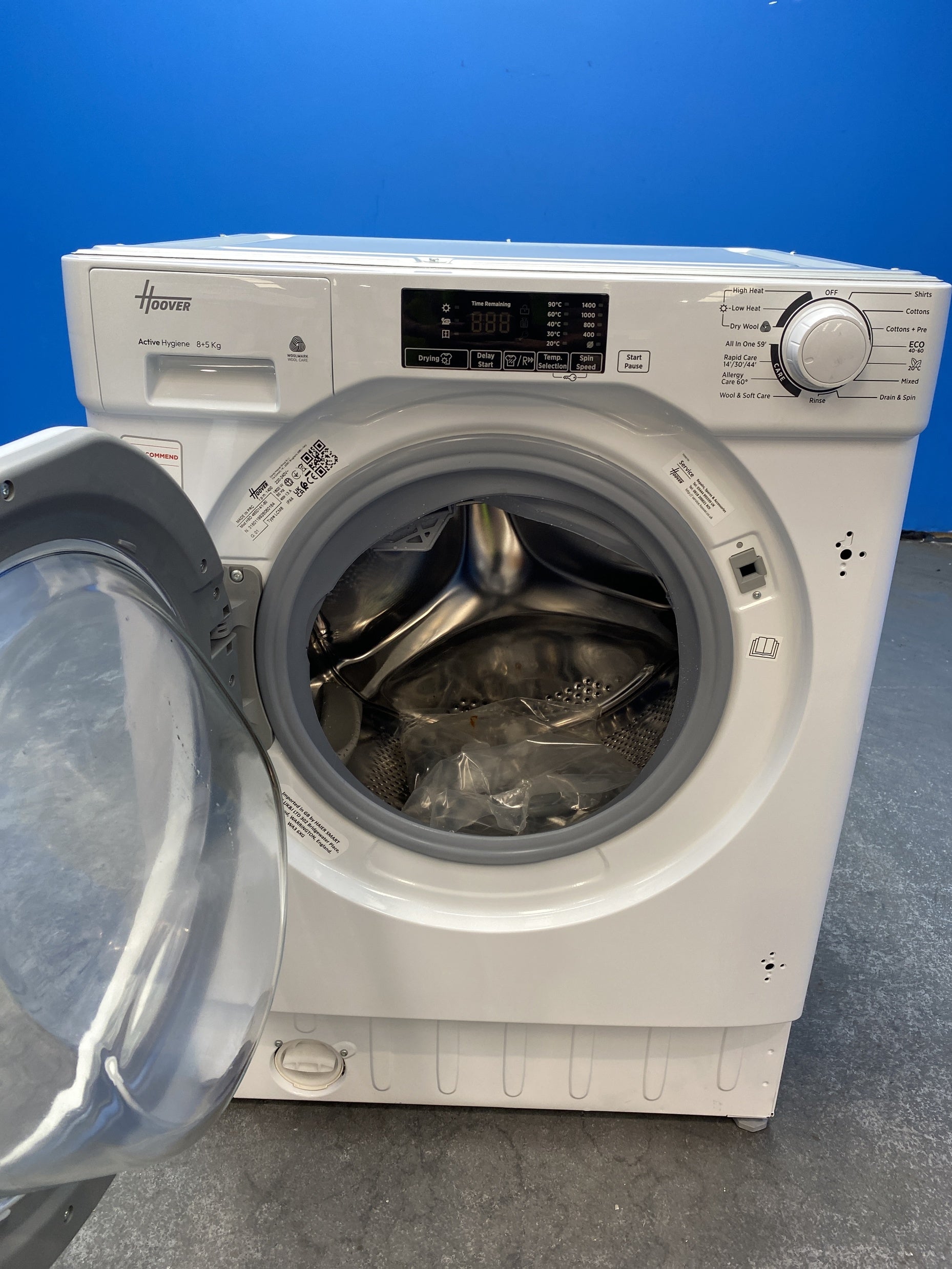 #GRC-159-845 - Hoover HBD 485D14 H-WASH 300 Integrated 8/5kg 1400rpm Washer Dryer