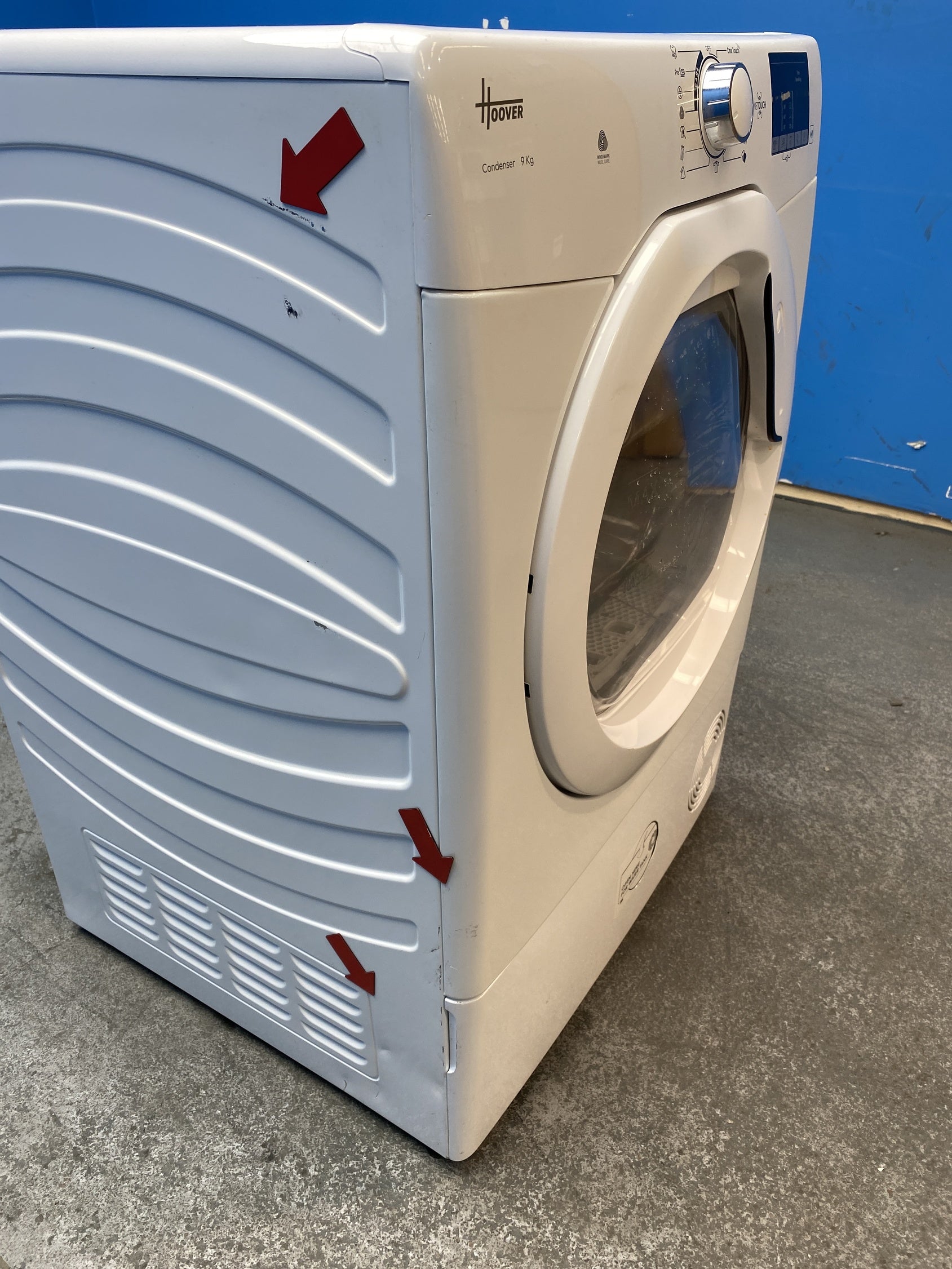 #GRC-157-121 - Hoover HLEC9DE 9kg Condenser Tumble Dryer