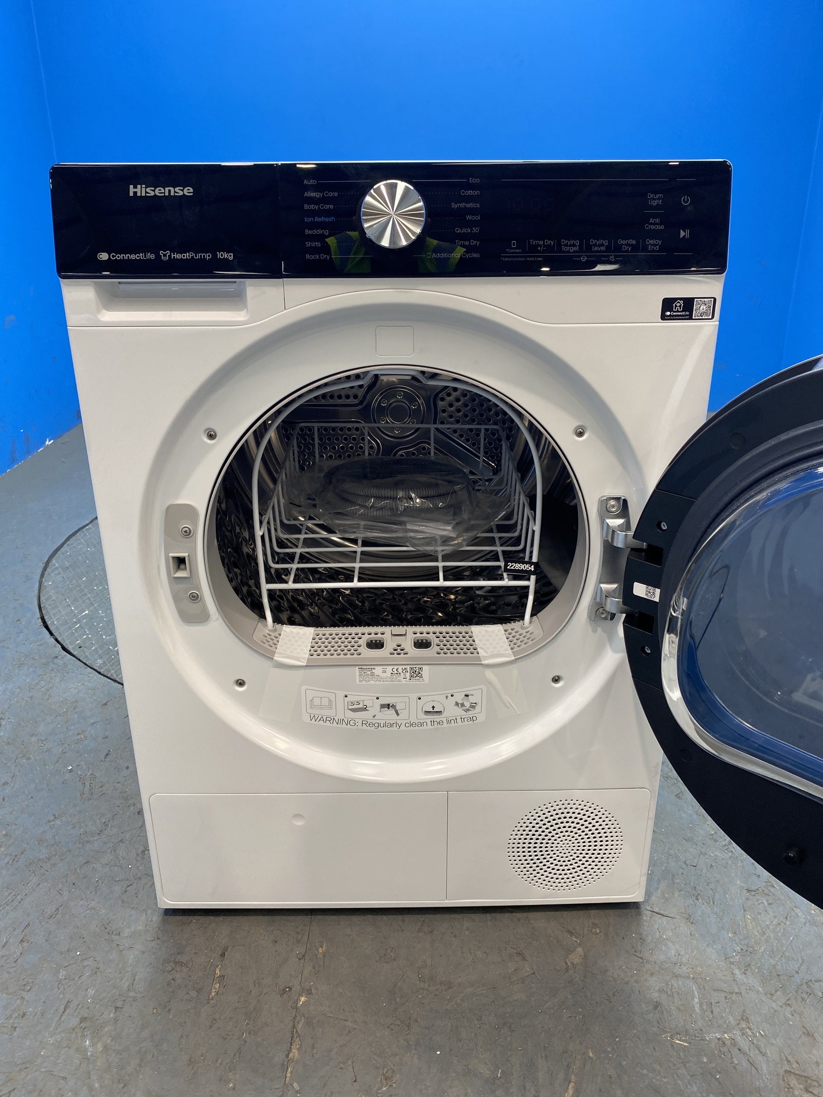 #GRC-157-470 - Hisense DH5S102BW 10kg Heat Pump Tumble Dryer
