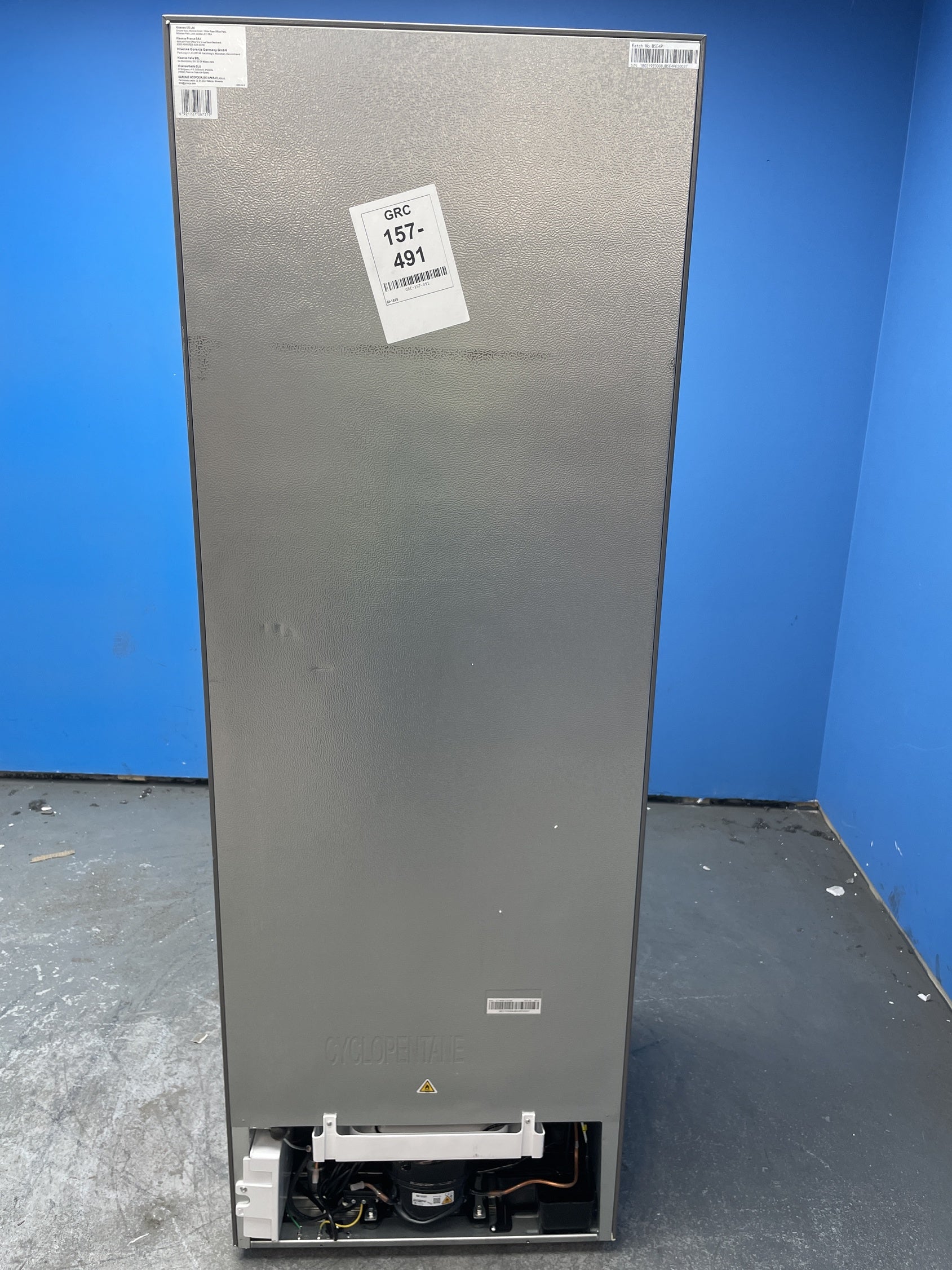 #GRC-157-491 - Hisense RL415N4ACE Tall 322 Litre No Frost  Larder Fridge