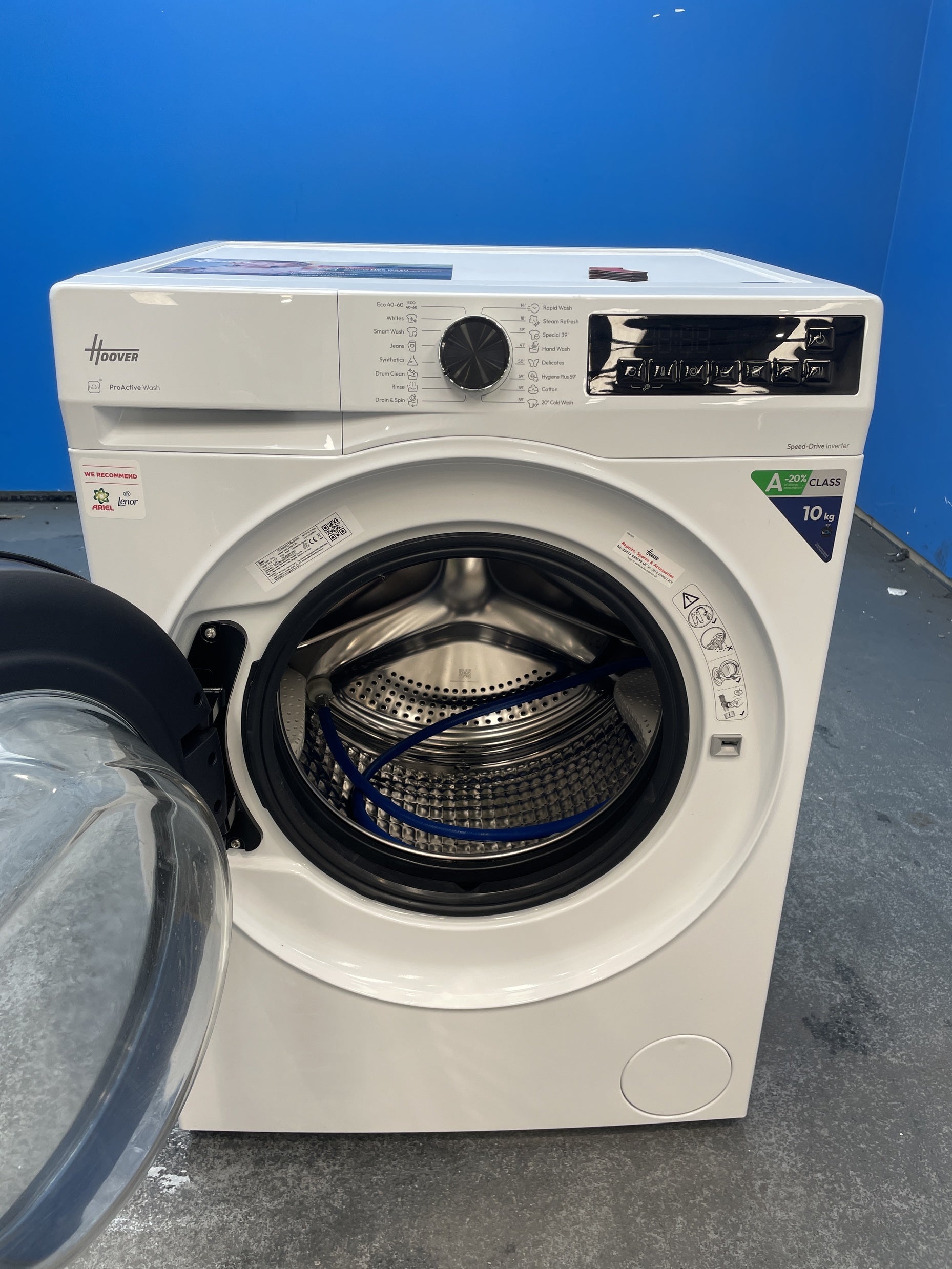 #GRC-159-604 - Hoover Pro Wash Series 3 HBR 410BL8-80 10kg 1400rpm Washing Machine