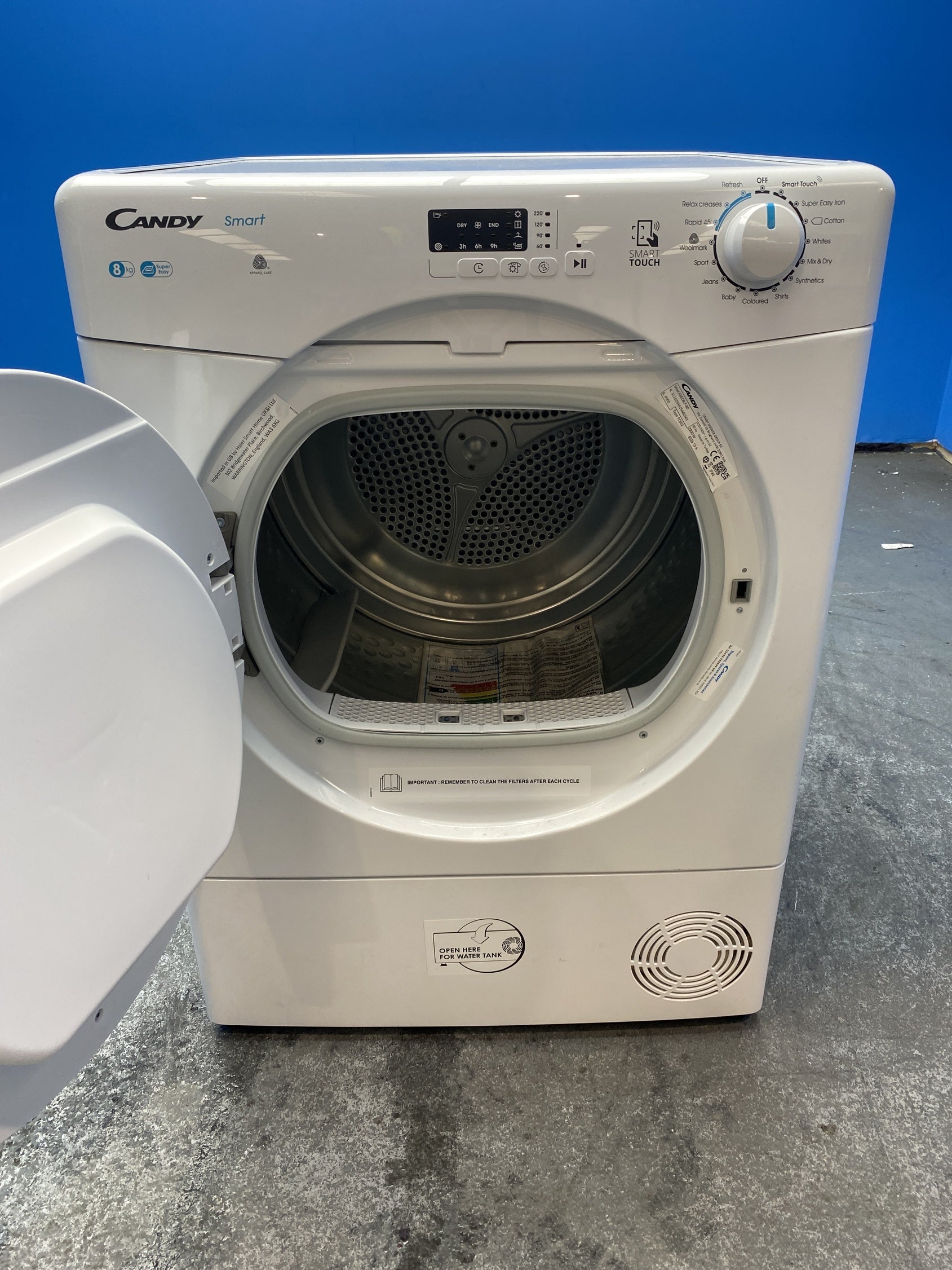 #GRC-145-024 - Candy KSEC8LF 8kg Smart Condenser Tumble Dryer
