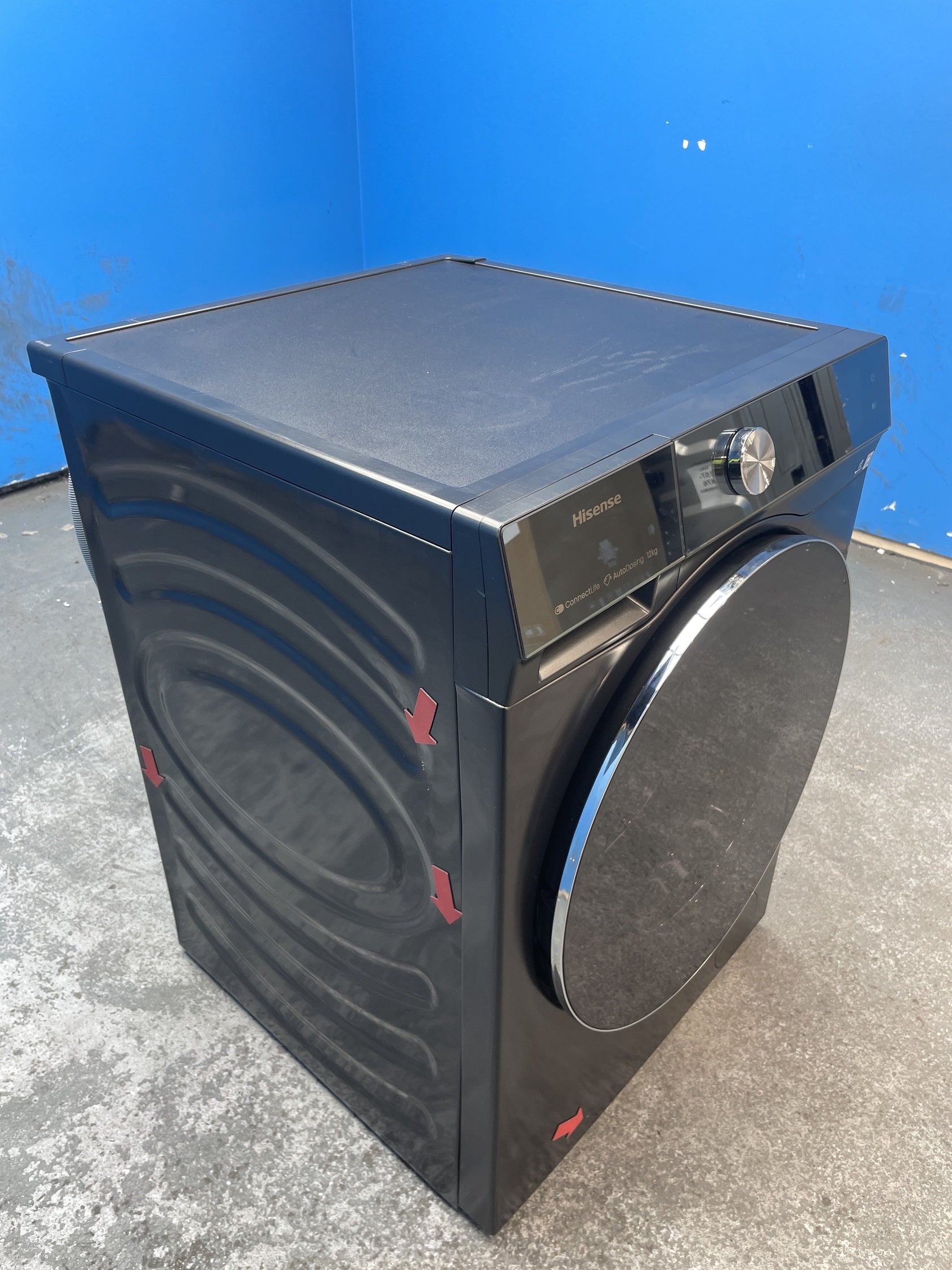 #GRC-157-458 - Hisense 7S Series WF7S1247BB 12kg 1400 Spin AI Washing Machine