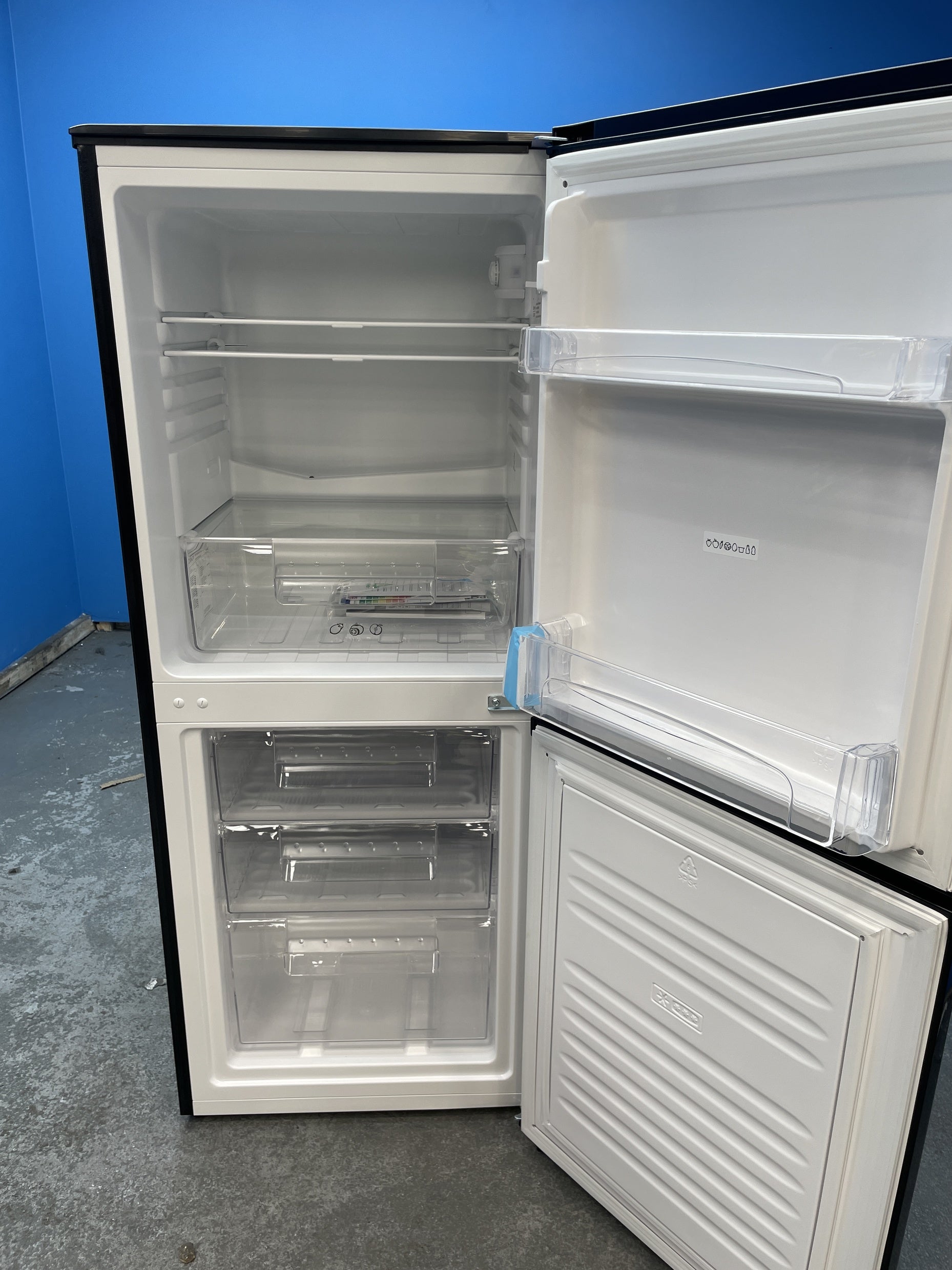 #GRC-157-383 - Candy CCH1S513EBK 185 Litre Combi Fridge Freezer