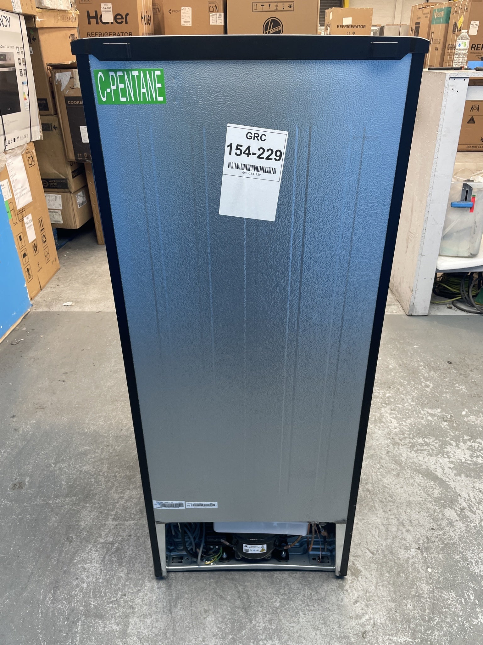 #GRC-154-229 - Candy CCH1S513EBK 185 Litre Combi Fridge Freezer