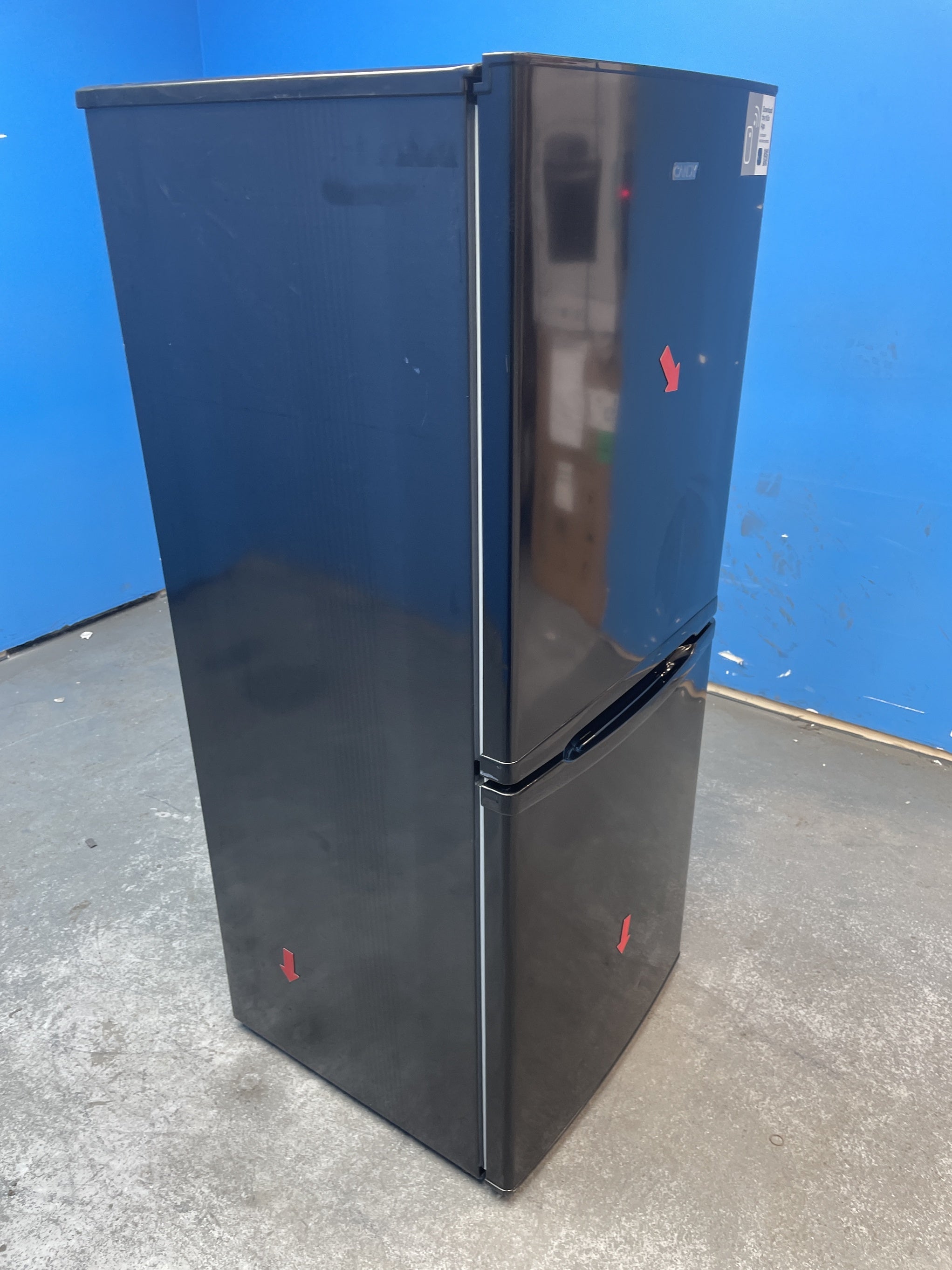 #GRC-153-848 - Candy CCH1S513EBK 185 Litre Combi Fridge Freezer