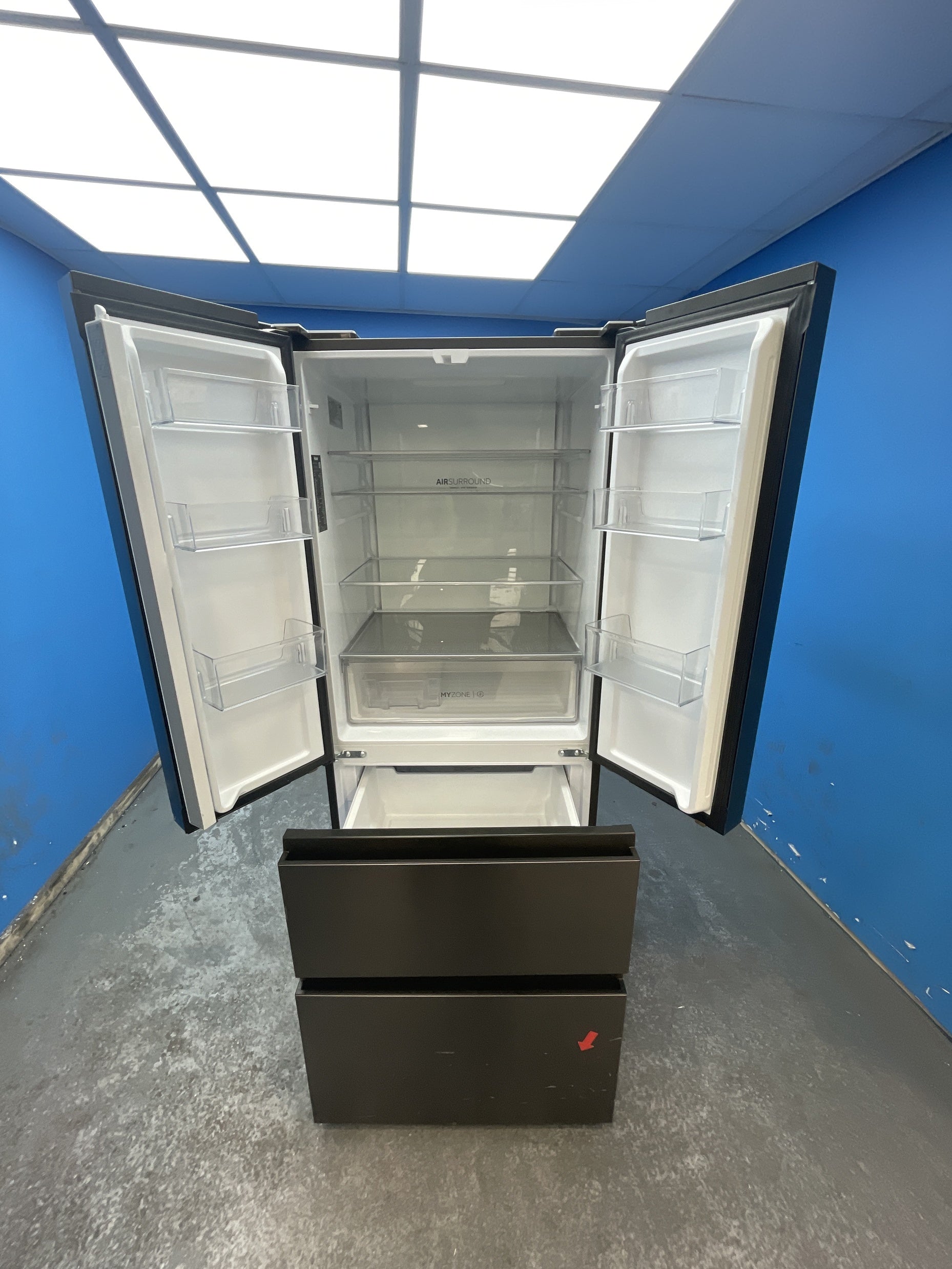 #GRC-162-709 - Haier HFR3718ENMD 70cm 60/40 Total No Frost Fridge Freezer