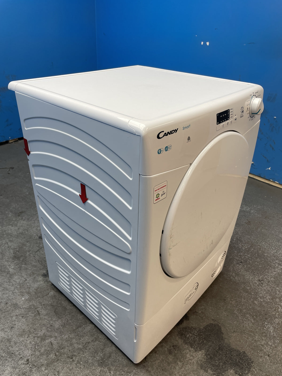 #GRC-163-485 - Candy CSEC9LF-80 9kg Vented Tumble Dryer