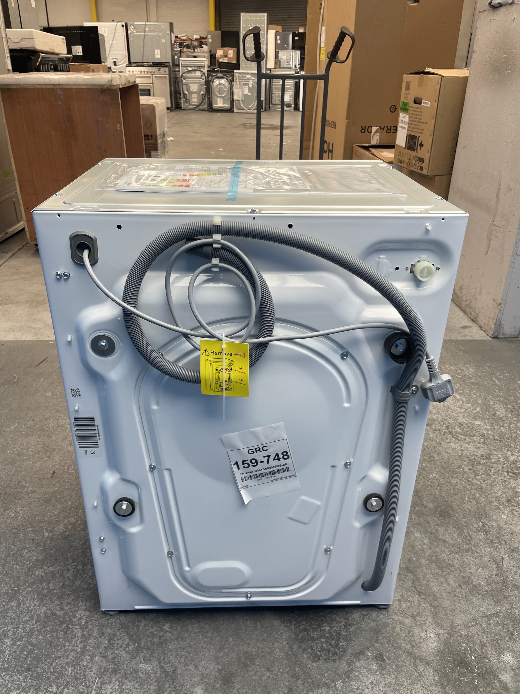 #GRC-159-748 - Hoover BH4S696M6D9-80 9/6kg 1600rpm Integrated Washer Dryer