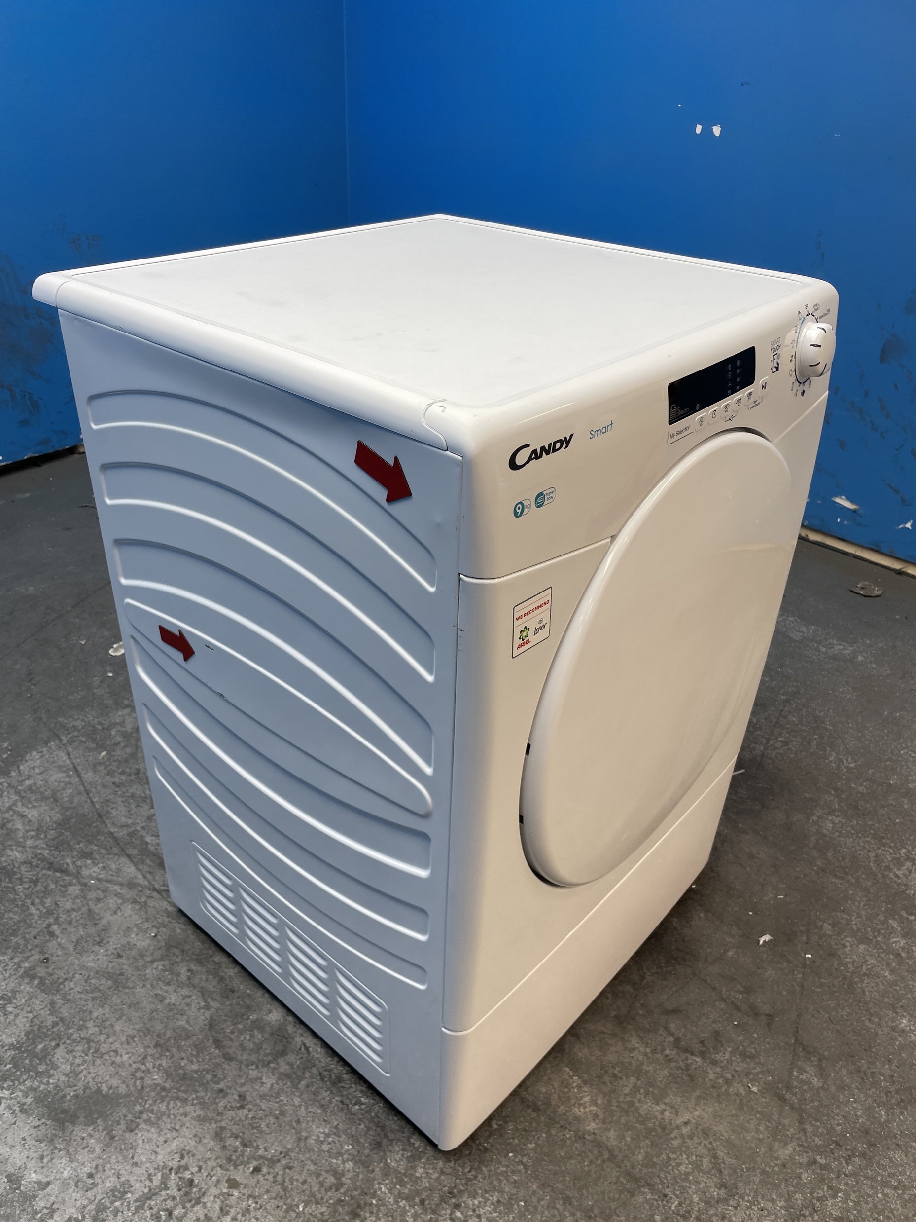#GRC-160-338 - Candy CSE V9DF-80 9kg Vented Smart Tumble Dryer
