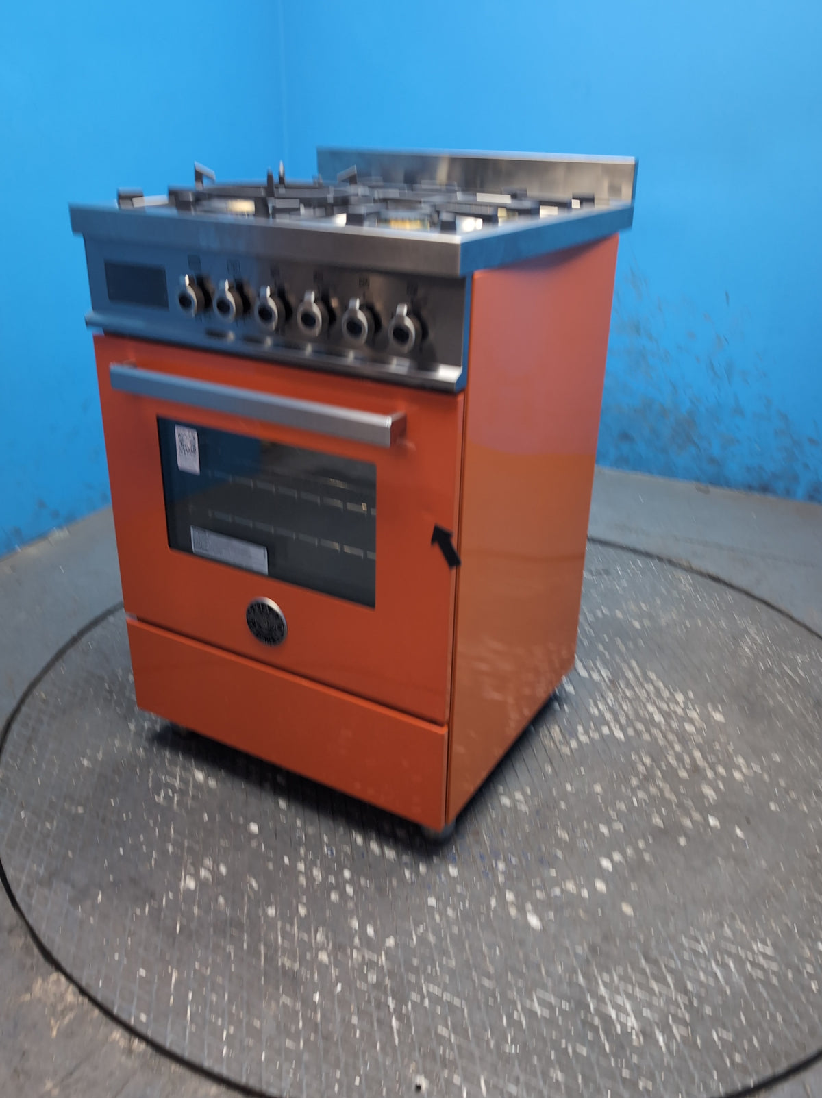 #GRC-164-446 - Bertazzoni 60cm Dual Fuel Range Cooker – 69L, 4 Gas Burners, Cast Iron Supports