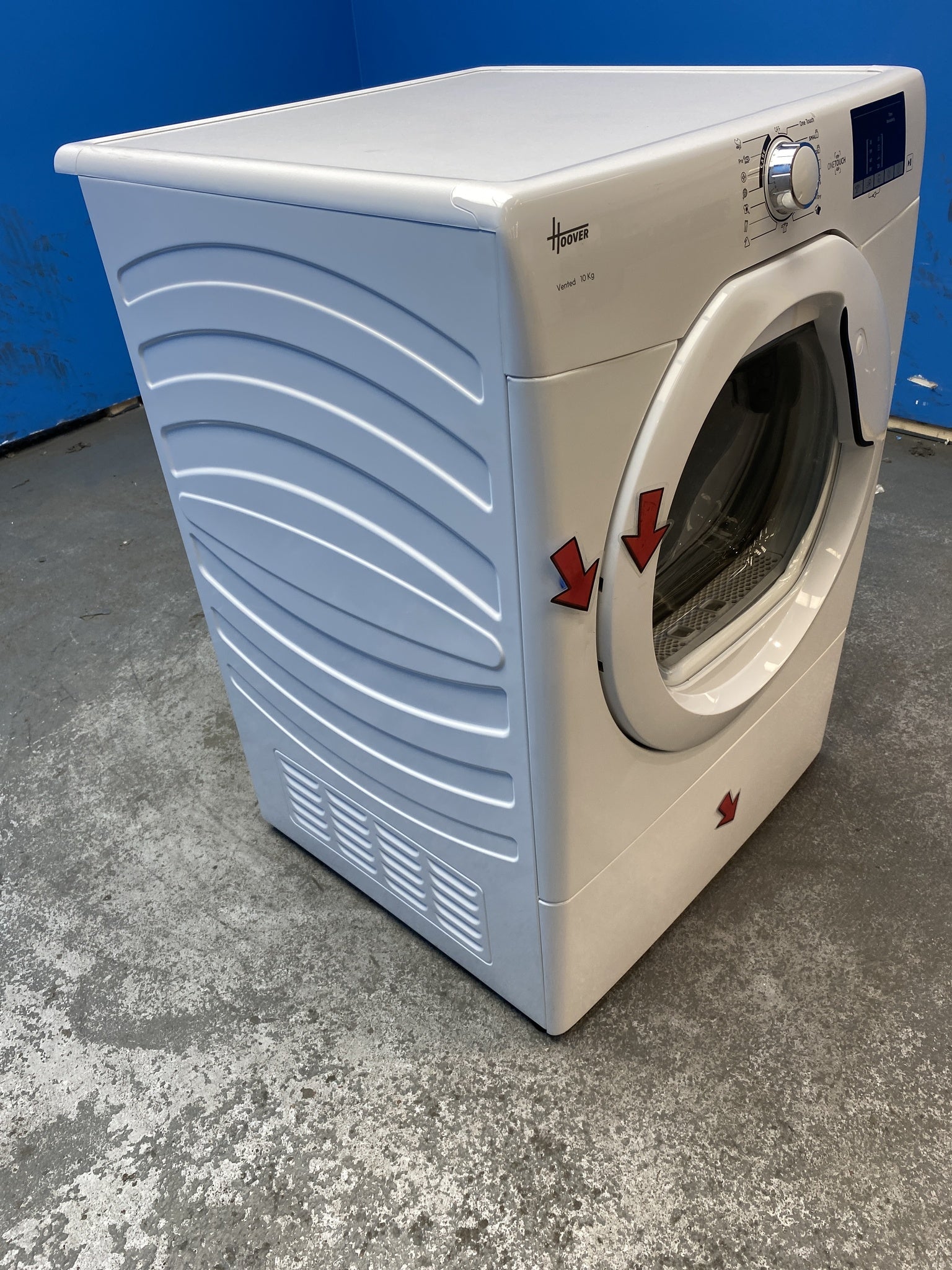 #GRC-156-042 - Hoover HLE V10DG-80 10kg Vented Tumble Dryer