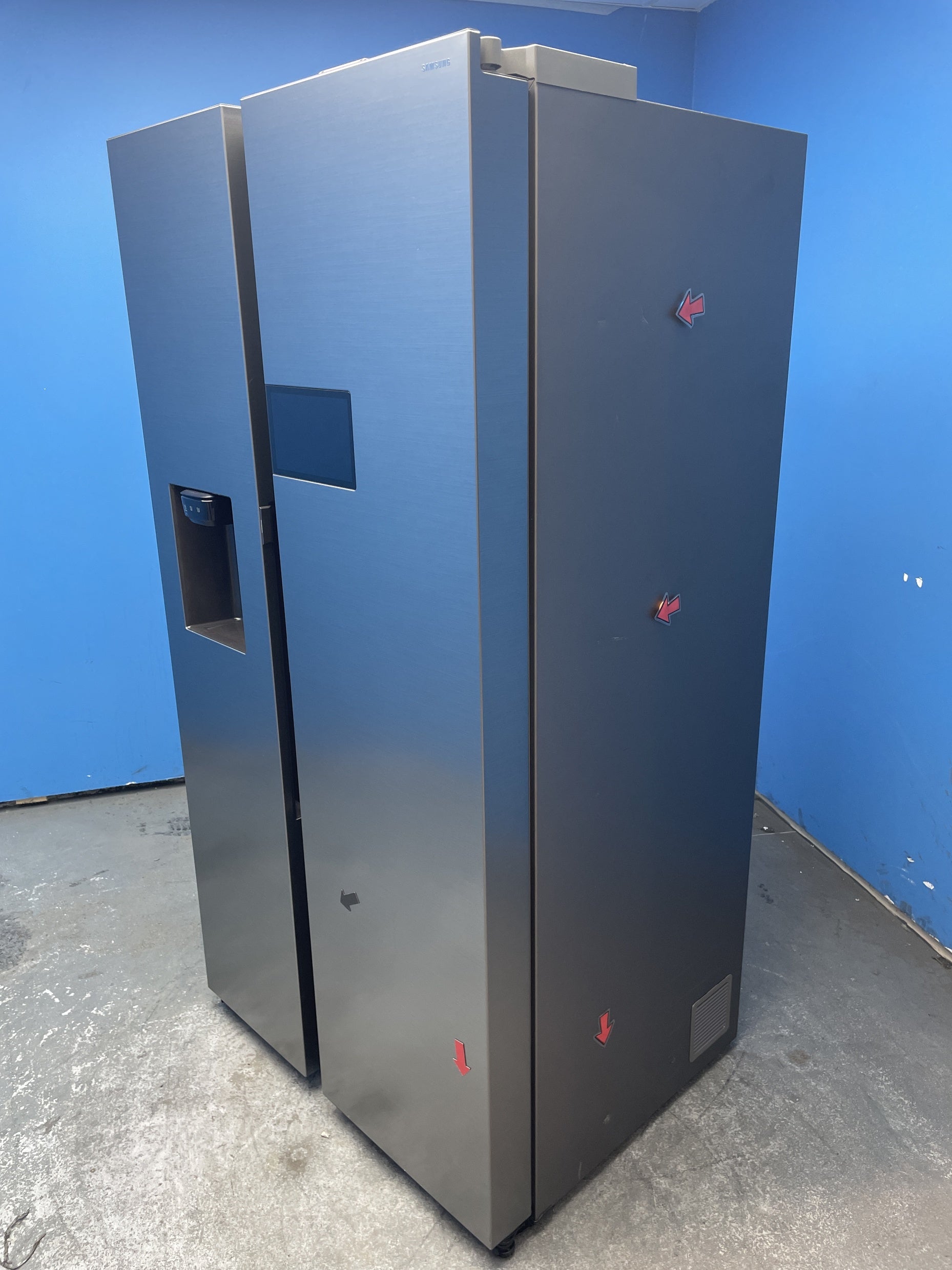 #GRC-145-332 - Samsung Bespoke AI Series 9 RS90F64EETEU American Fridge Freezer
