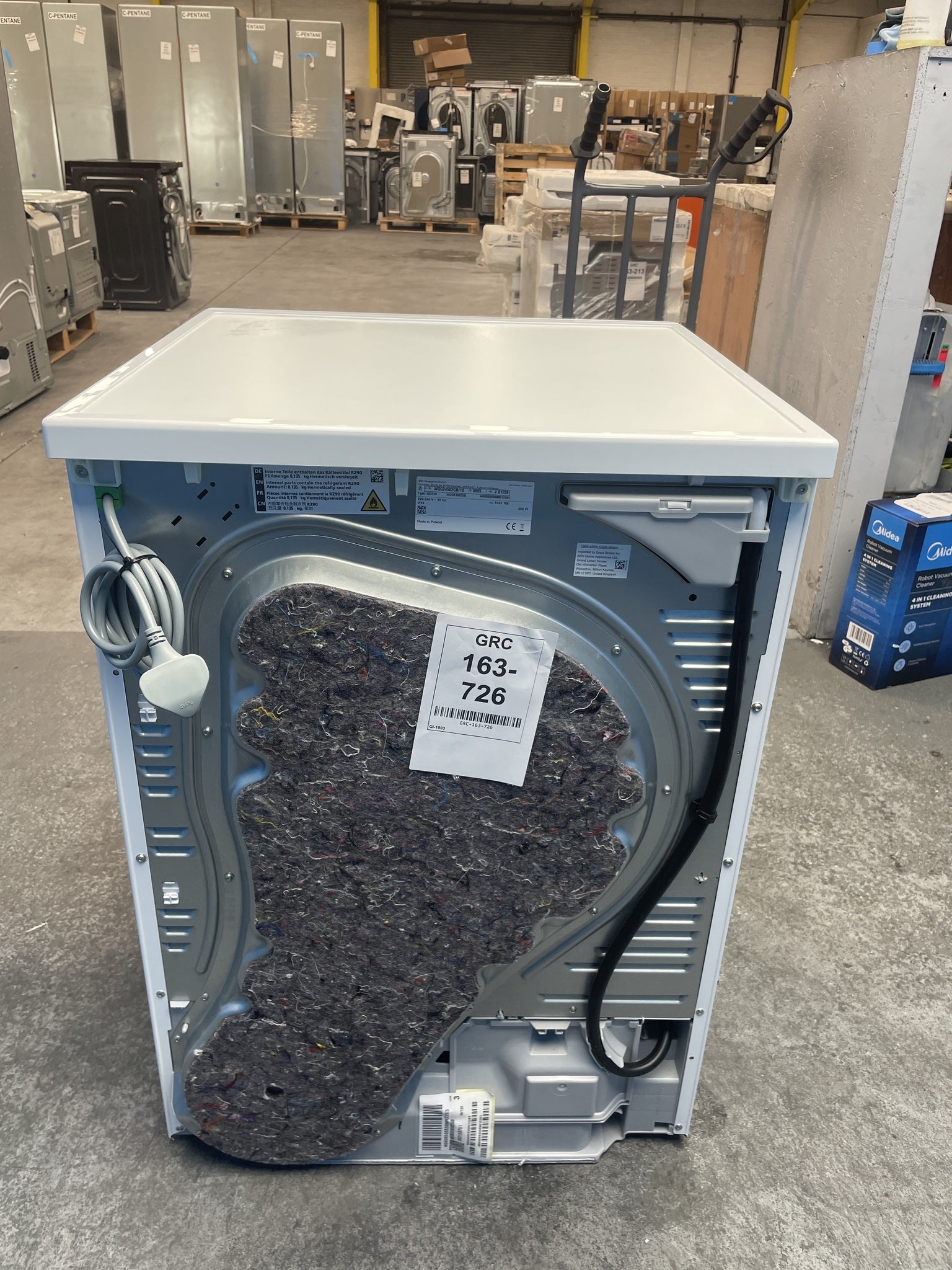 #GRC-163-726 - Bosch Series 6 WQG24502GB 9kg Heat Pump Tumble Dryer