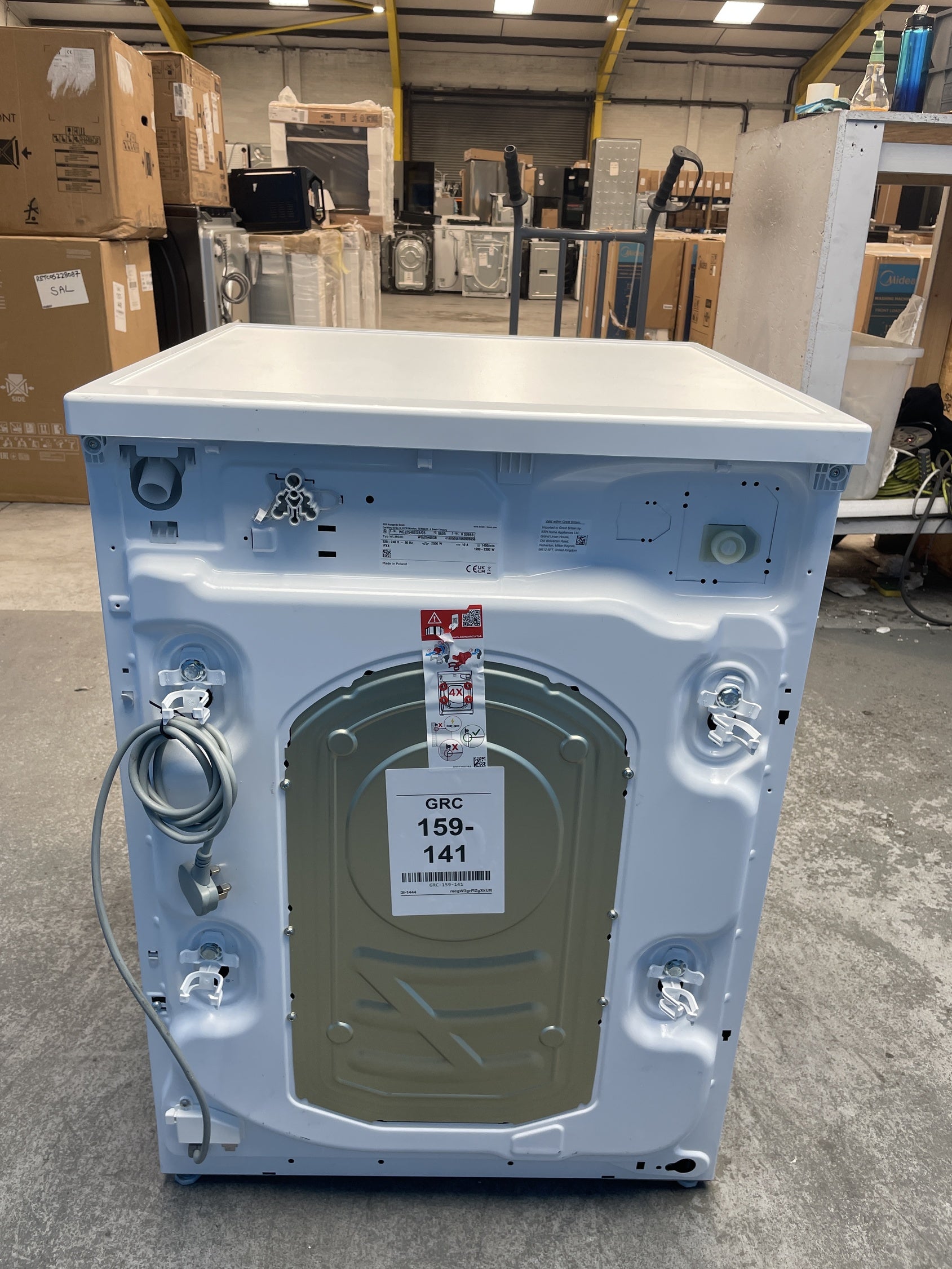 #GRC-159-141 - Bosch Series 6 WGJ25400GB 10kg 1400 Spin Washing Machine