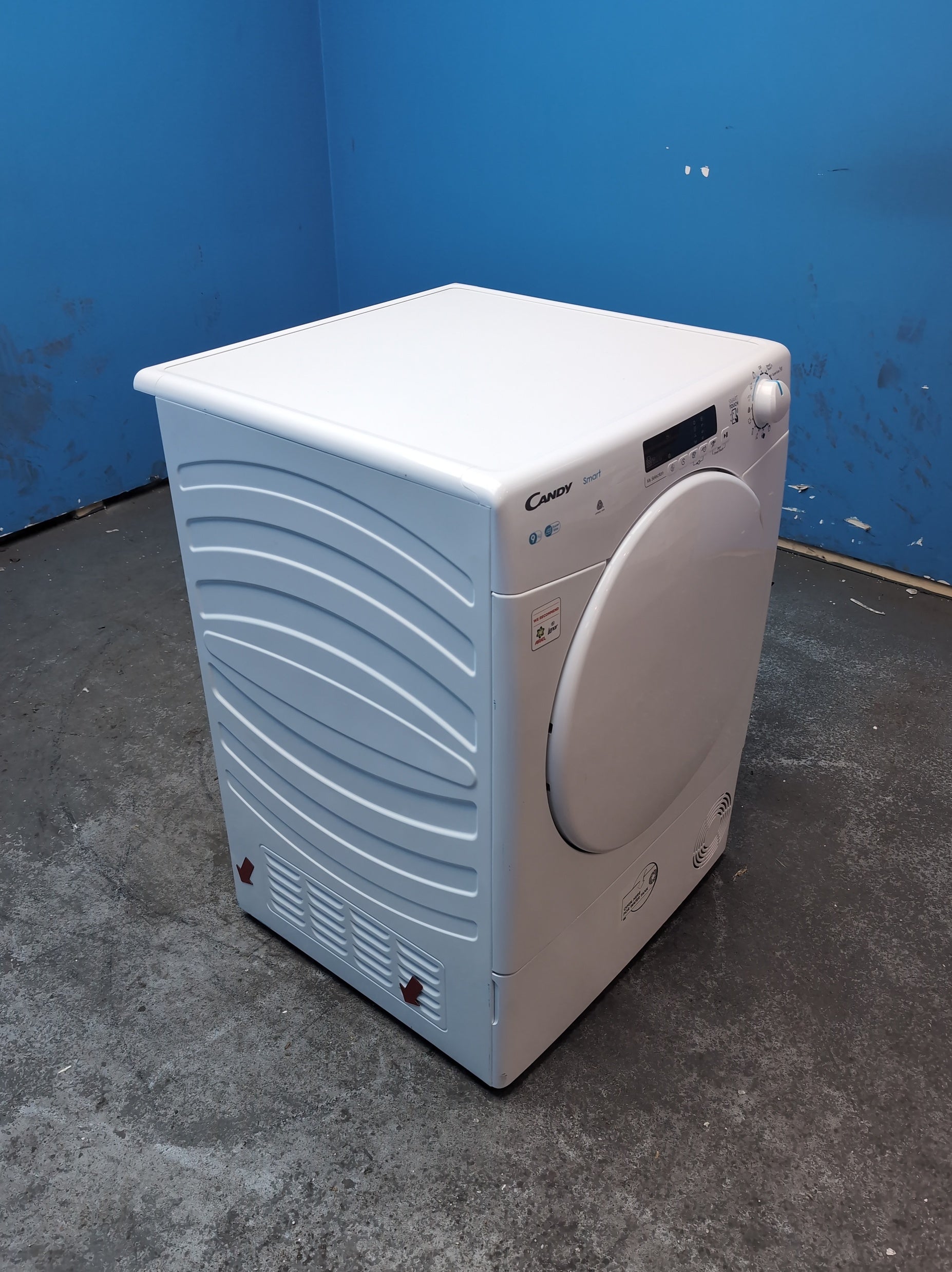 #GRC-164-361 - Candy Smart 9kg Condenser Tumble Dryer – WiFi Connected, White, G Energy Rating