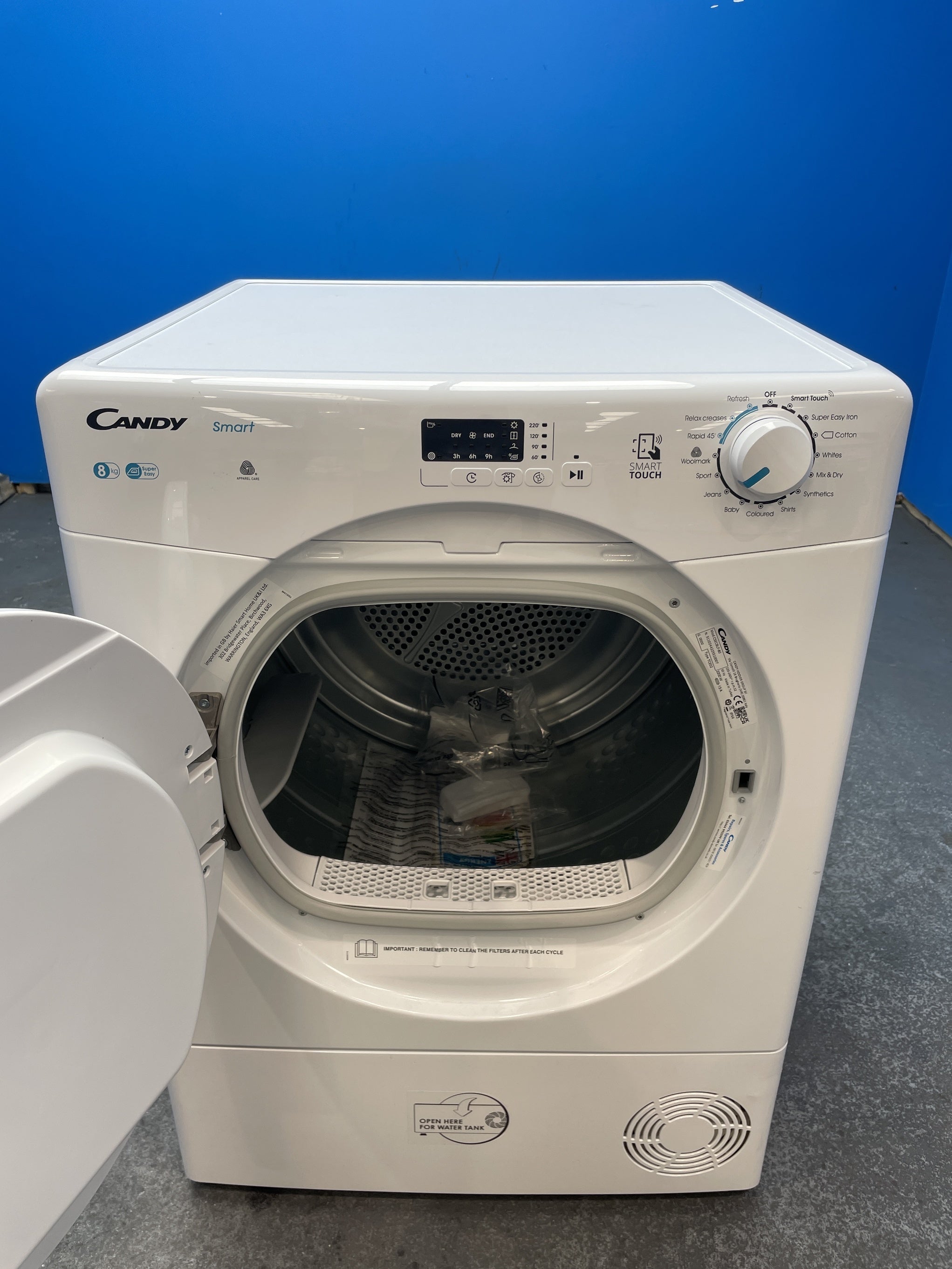 #GRC-163-493 - Candy Smart CSEC8LF-80 8kg Condenser Tumble Dryer