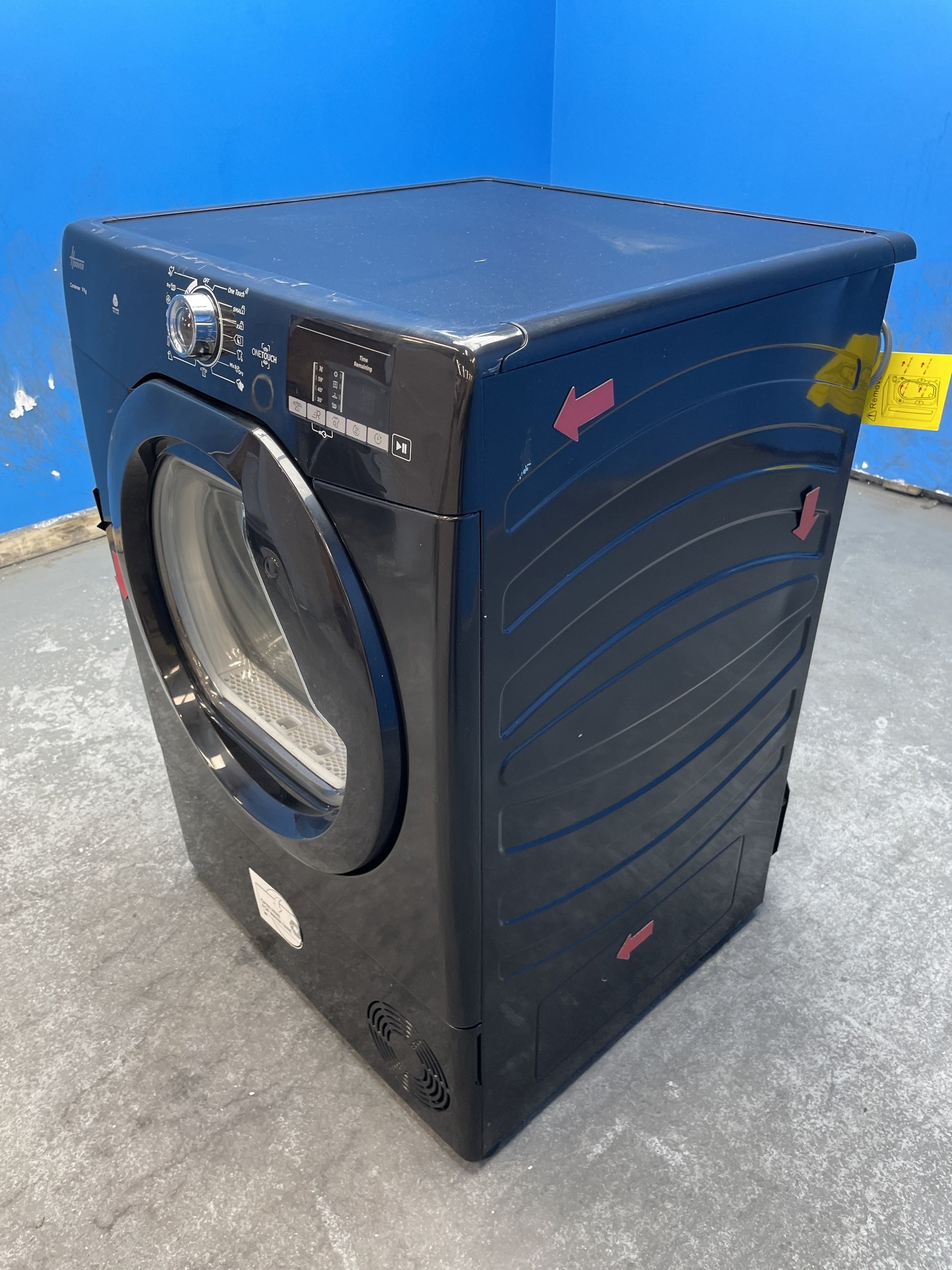 #GRC-160-378 - Hoover H-DRY 300 HLE C9DGB 9kg Condenser Tumble Dryer