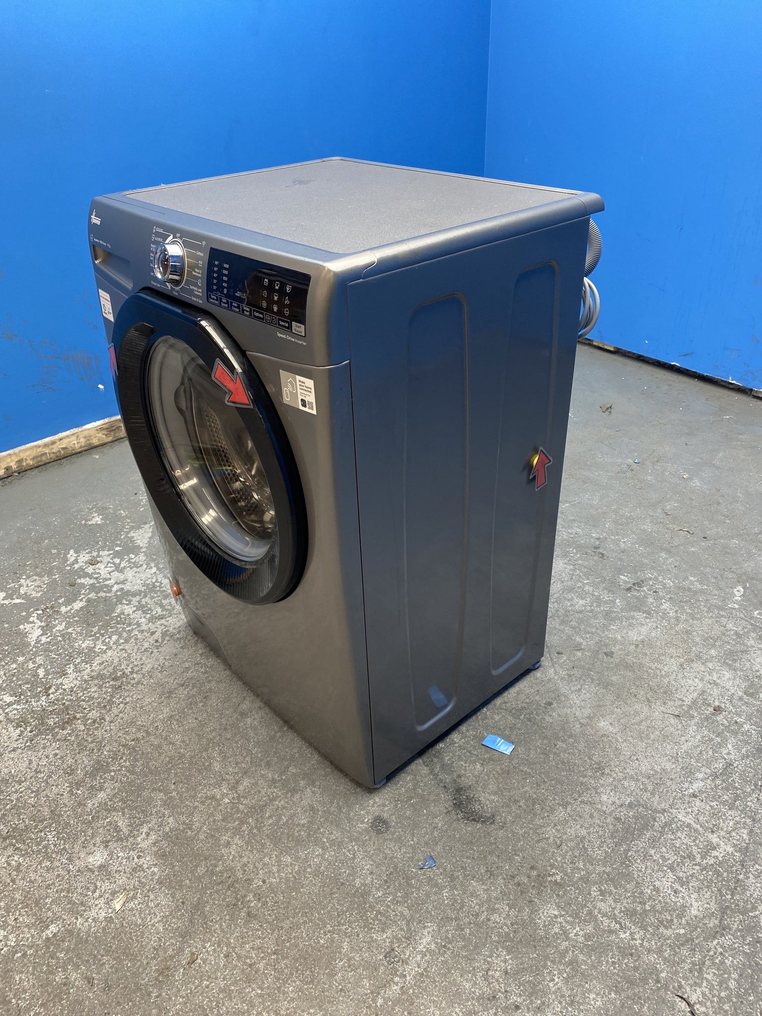 #GRC-156-068 - Hoover H3WPS496TAMBR680 9kg 1400 Spin Washing Machine