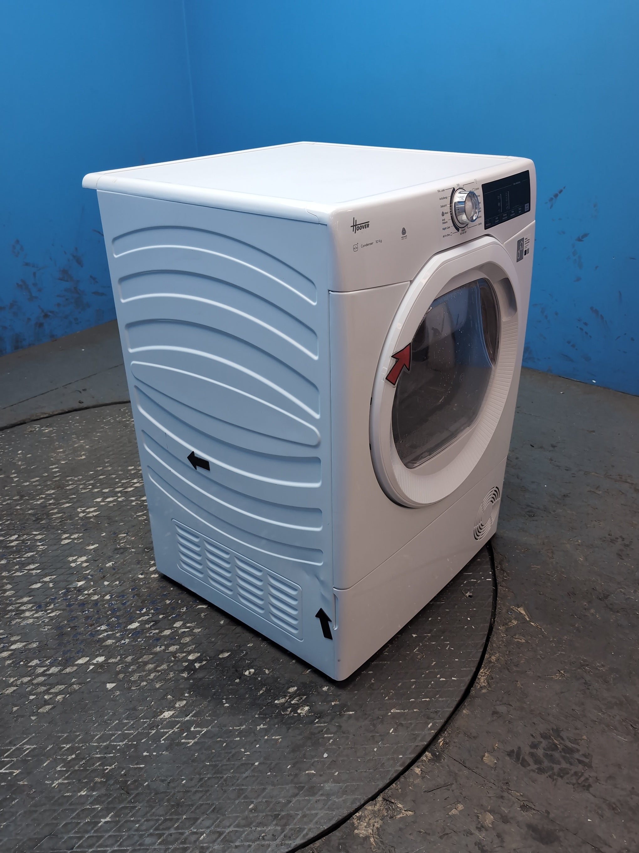 #GRC-163-656 - Hoover 10kg Condenser Tumble Dryer – Sensor Drying, White, B Energy Rating