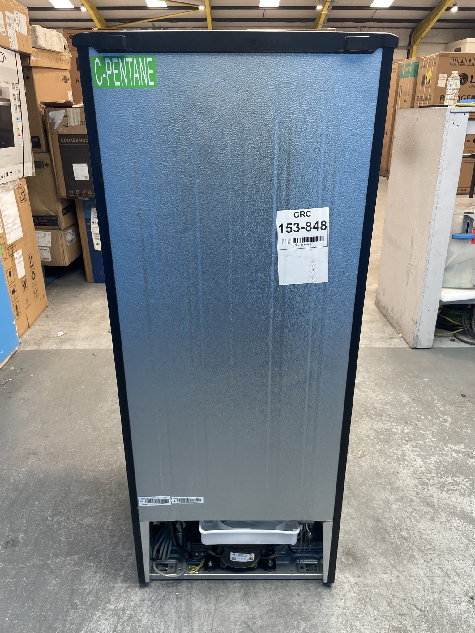 #GRC-153-848 - Candy CCH1S513EBK 185 Litre Combi Fridge Freezer