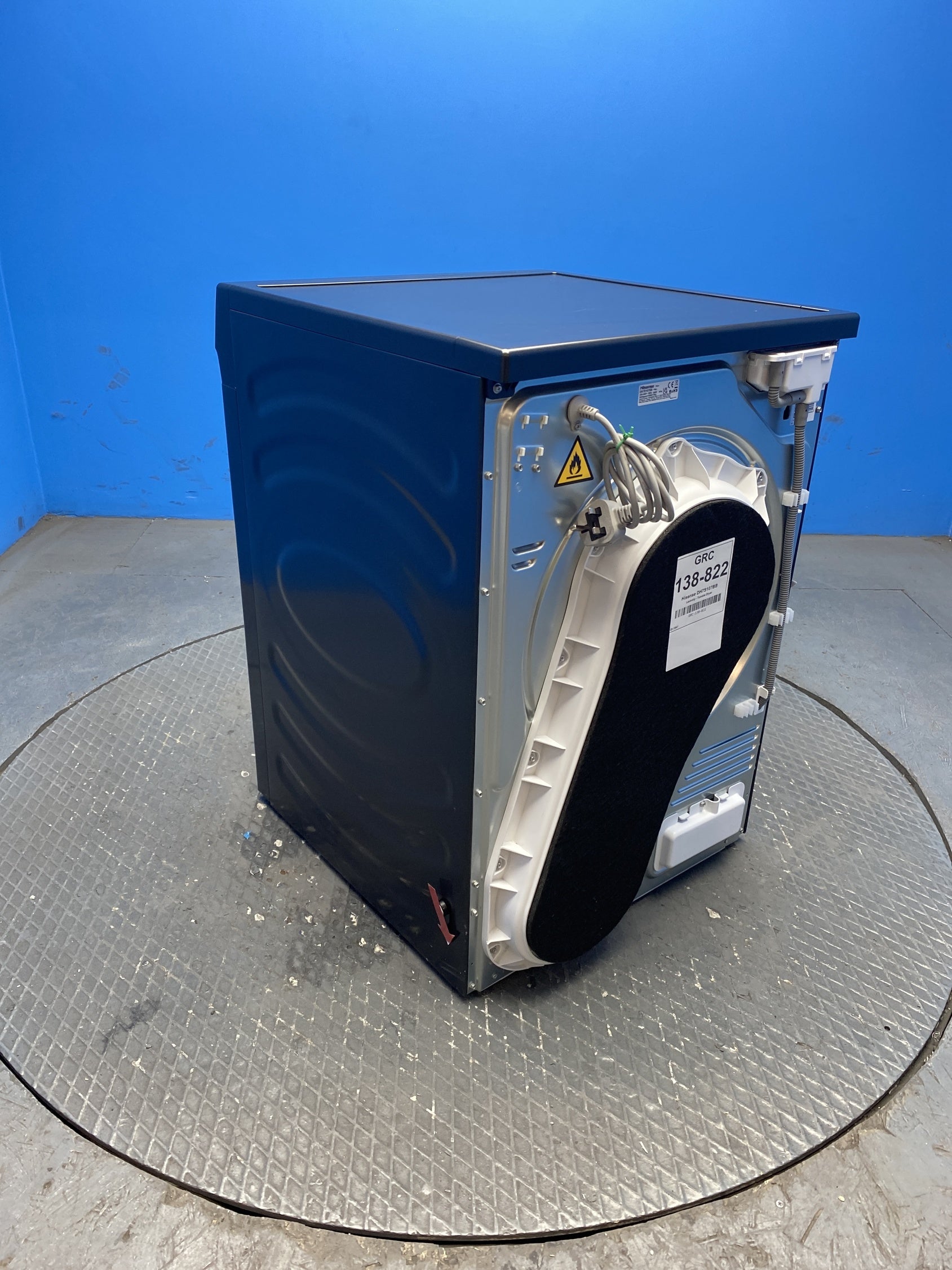 Hisense DH7S107BB 7S Series 10kg Heat Pump Tumble Dryer