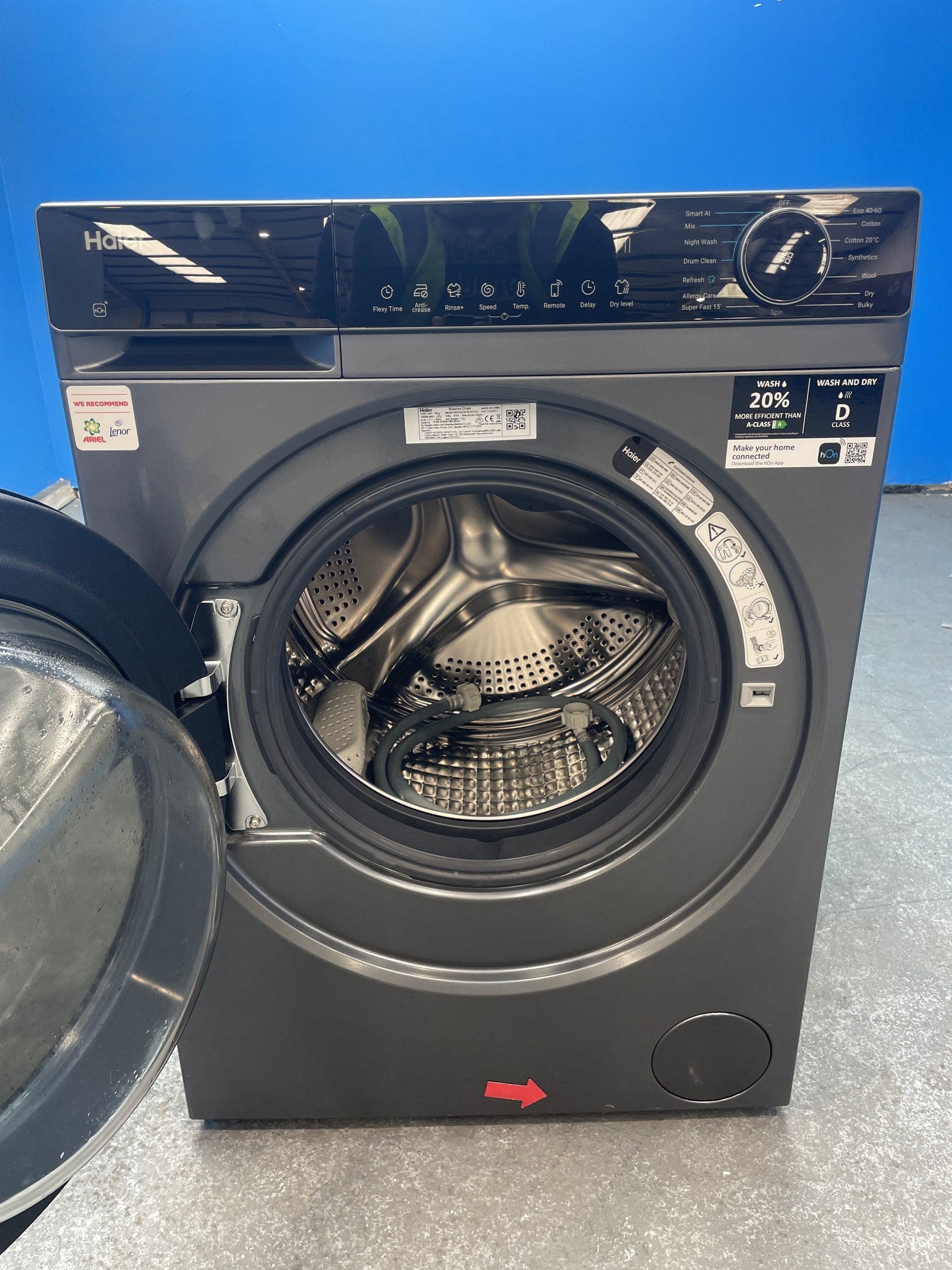 #GRC-148-301 - Haier X Series 5 HWD100-BP16357GU1 12/8kg 1600rpm Washer Dryer