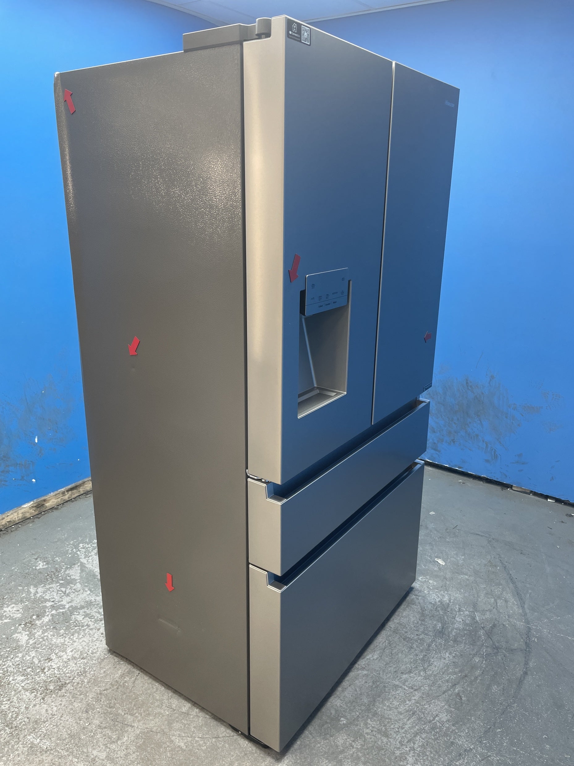 #GRC-158-059 - Hisense RF728N4SASE PureFlat Multi Door Smart Fridge Freezer