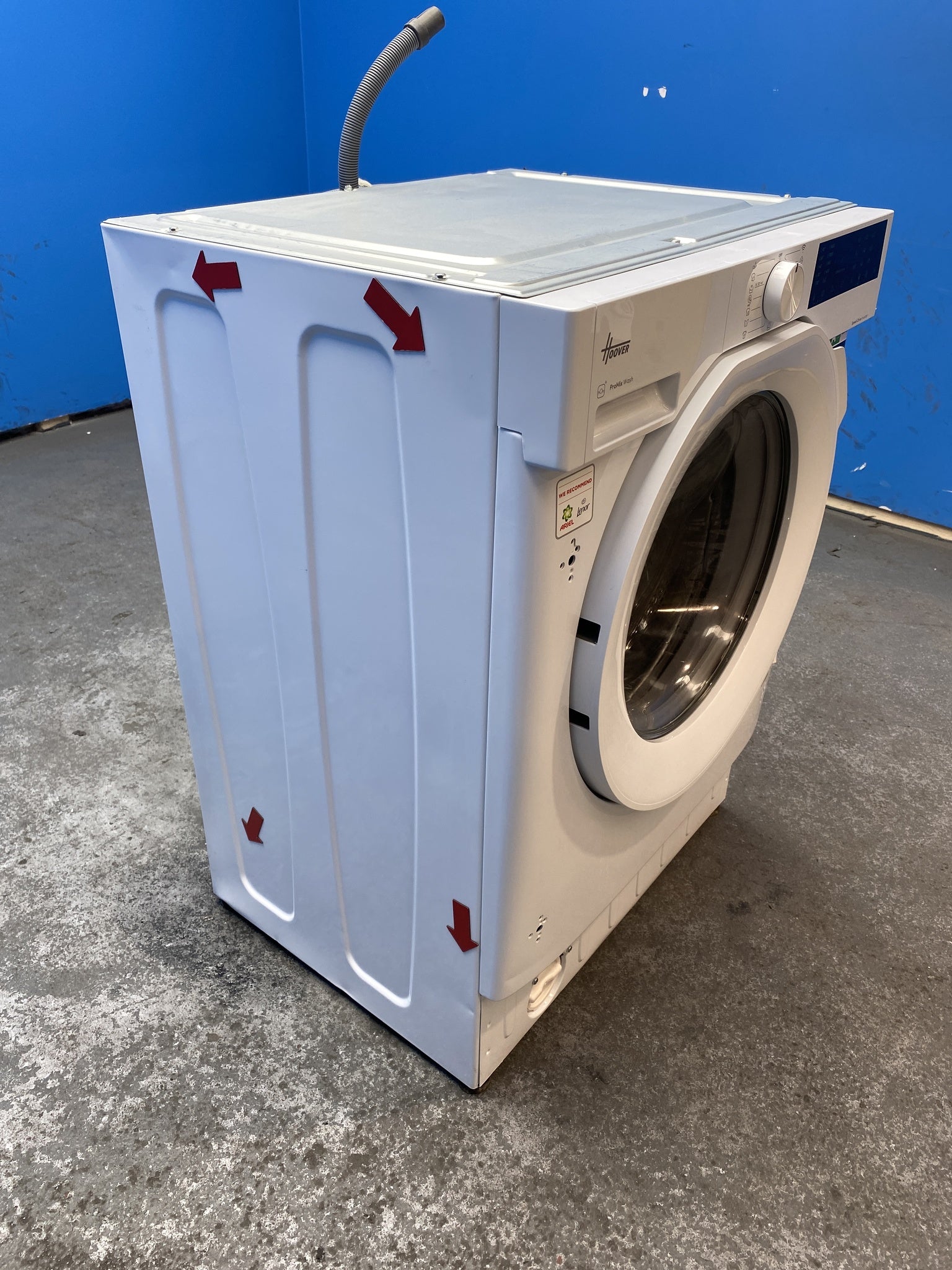 #GRC-154-308 - Hoover H-WASH 400 BH4S49M6D9J-80 9kg 1400rpm Integrated Washing Machine