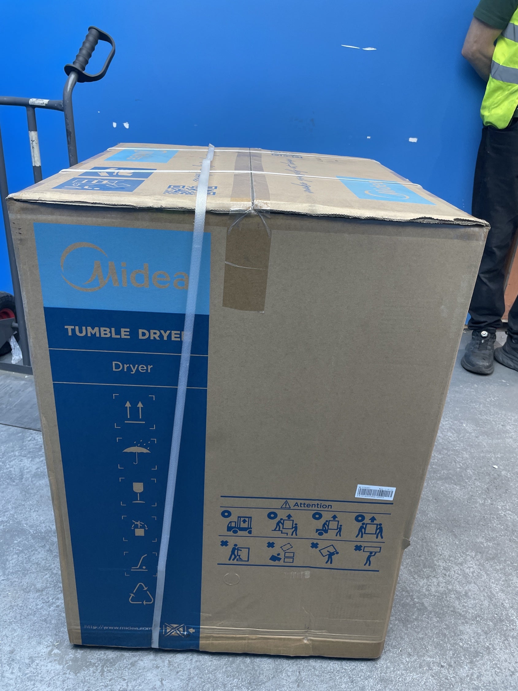 #GRC-159-953 - Midea MD200H80WB/W-UK 8kg Smart Sensor Heat Pump Tumble Dryer