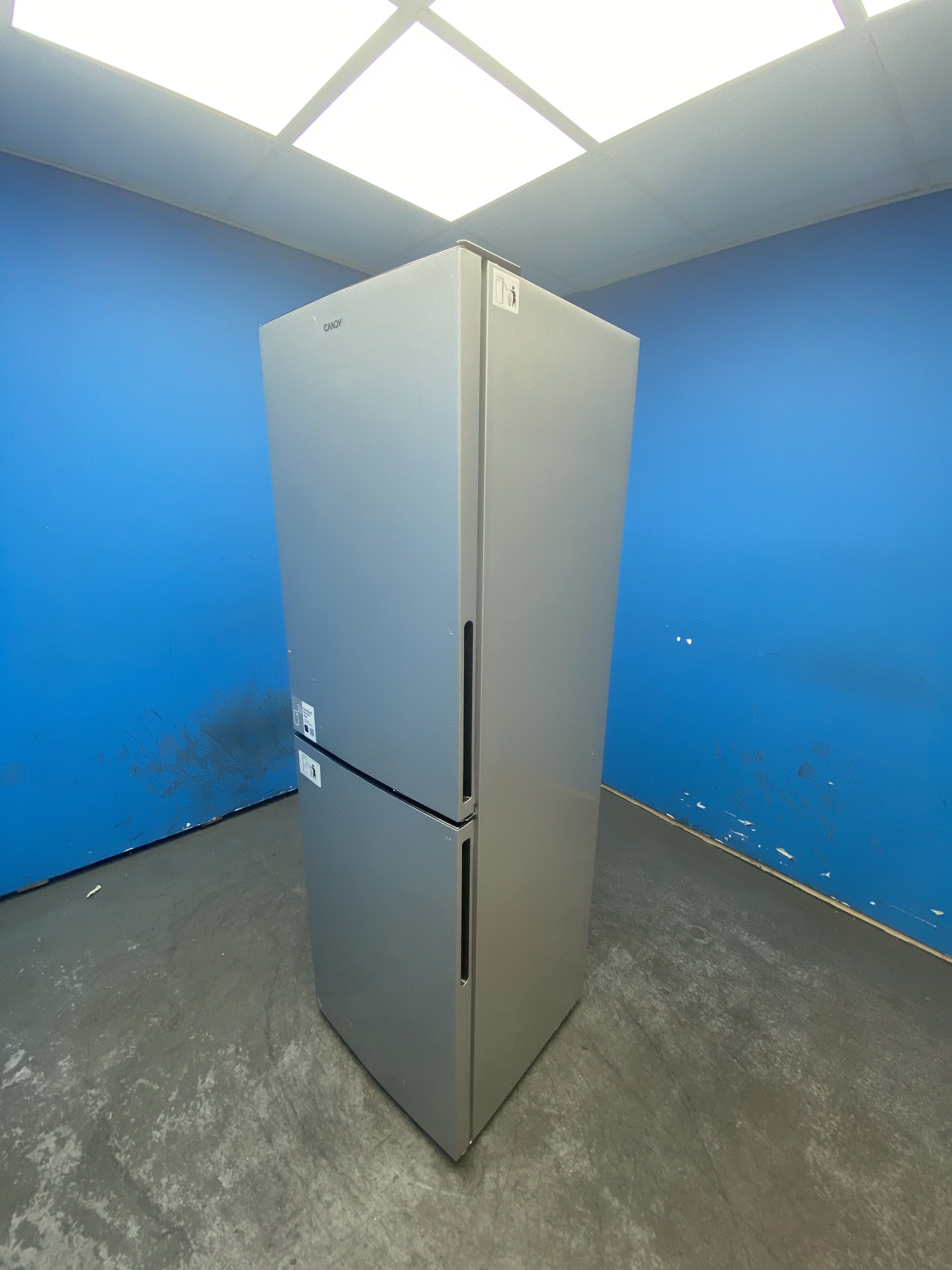 #GRC-162-877 - Candy 54.5cm Fridge Freezer – 252L, Silver, Low Frost, Smart WiFi