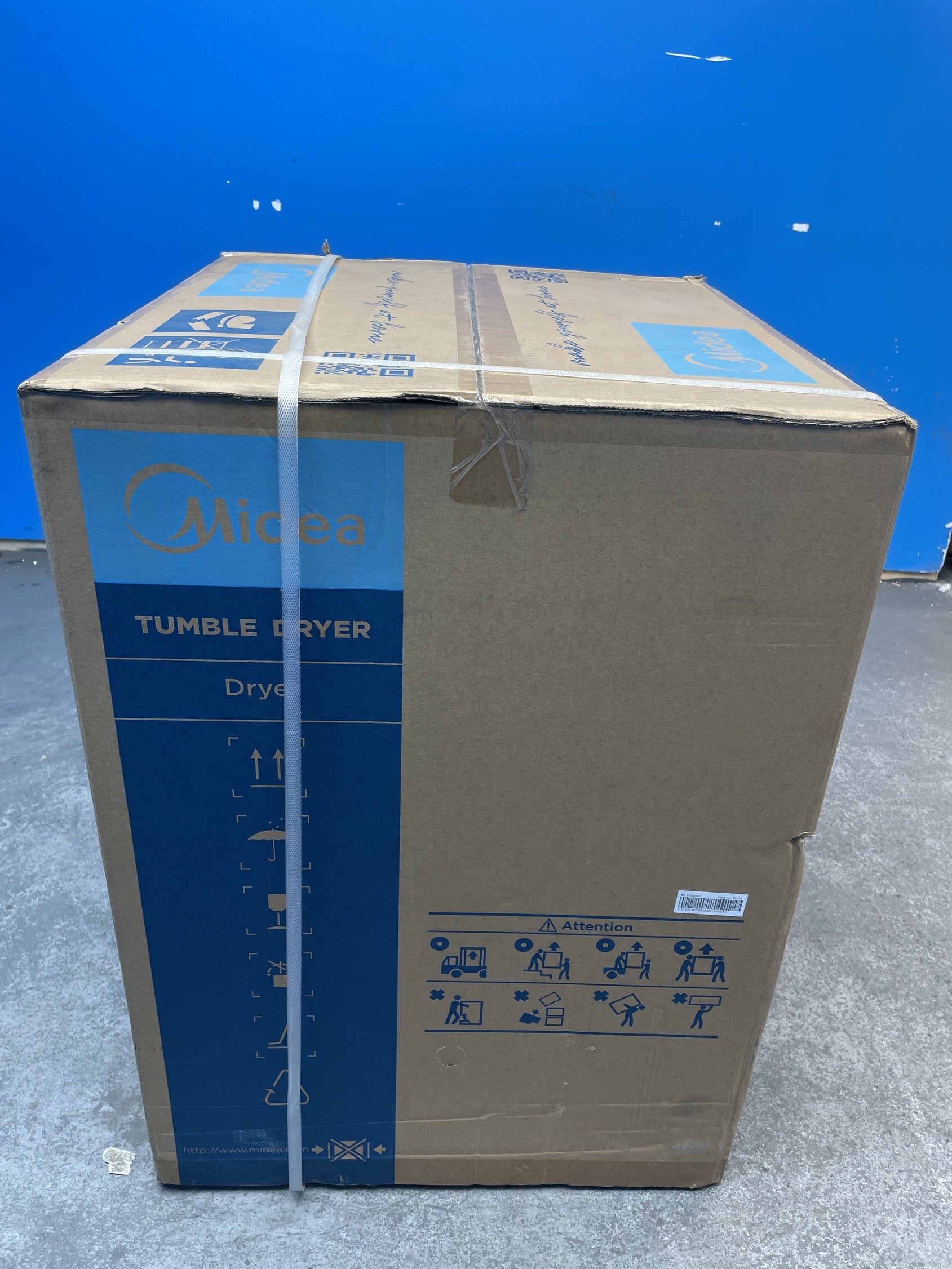 #GRC-158-860 - Midea MD200H80WB/W-UK 8kg Smart Sensor Heat Pump Tumble Dryer